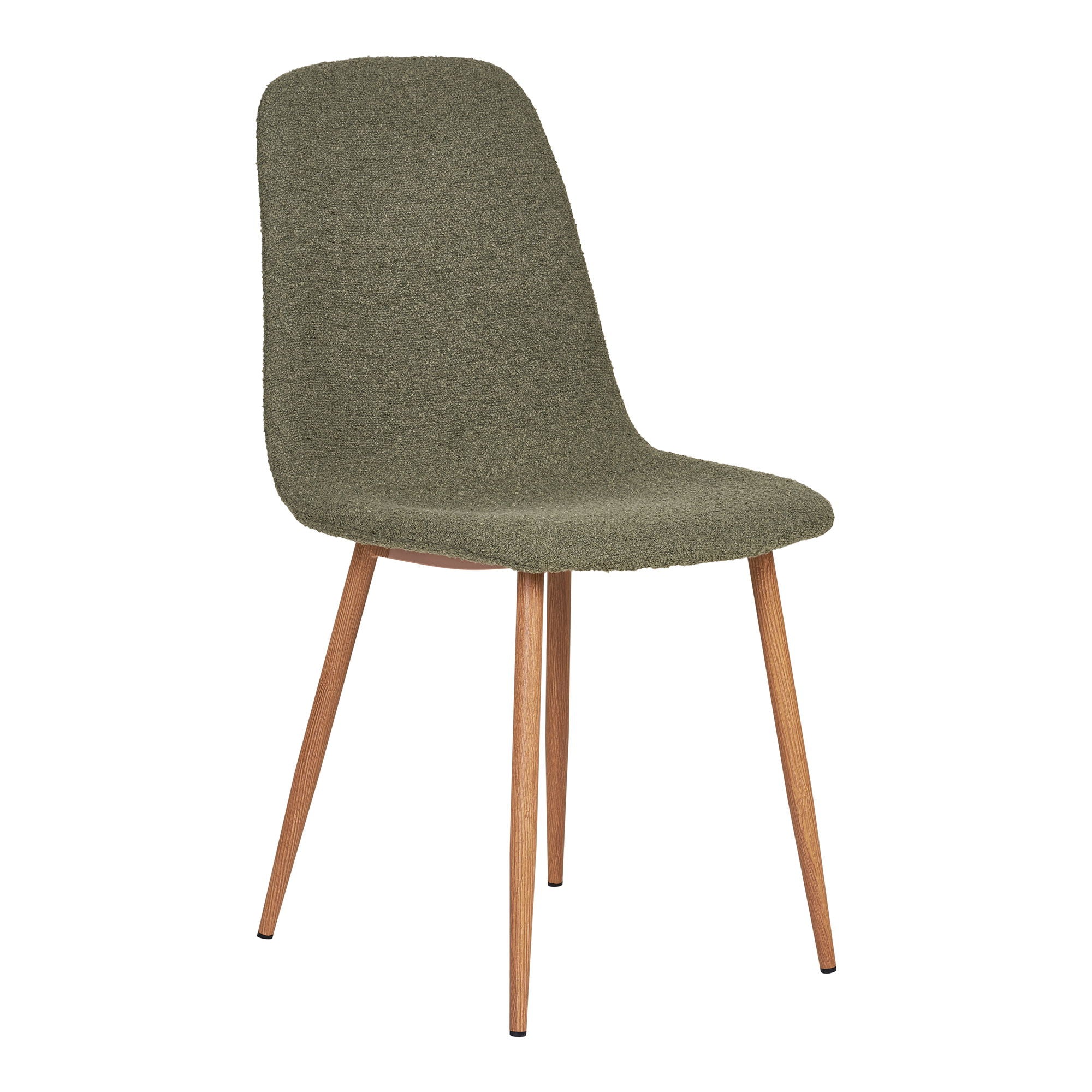 Stockholm Dining Chair – Dark Green Bouclé By House Nordic (set of 2)
