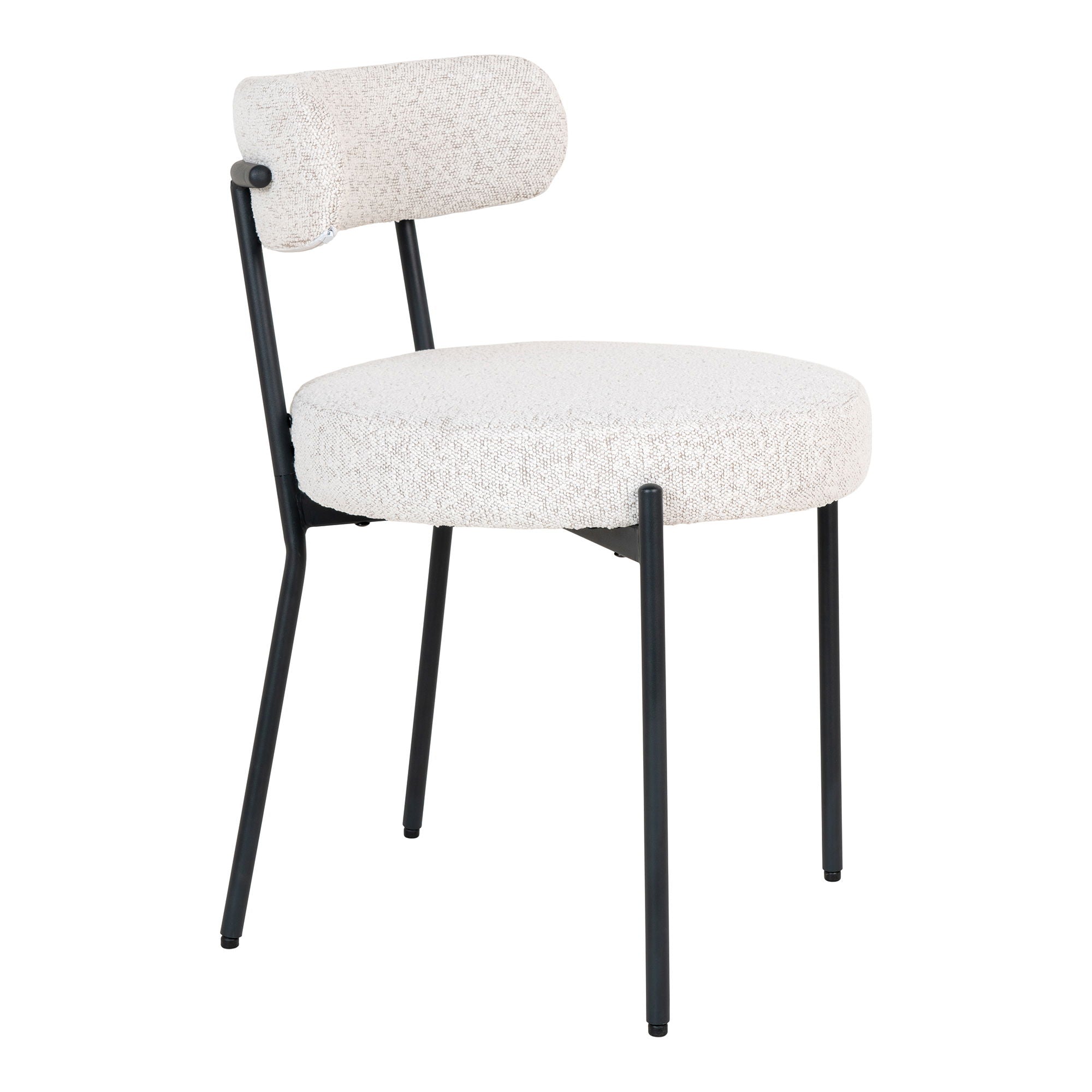 Badalona Dining Chair – White Bouclé By House Nordic (set of 2)