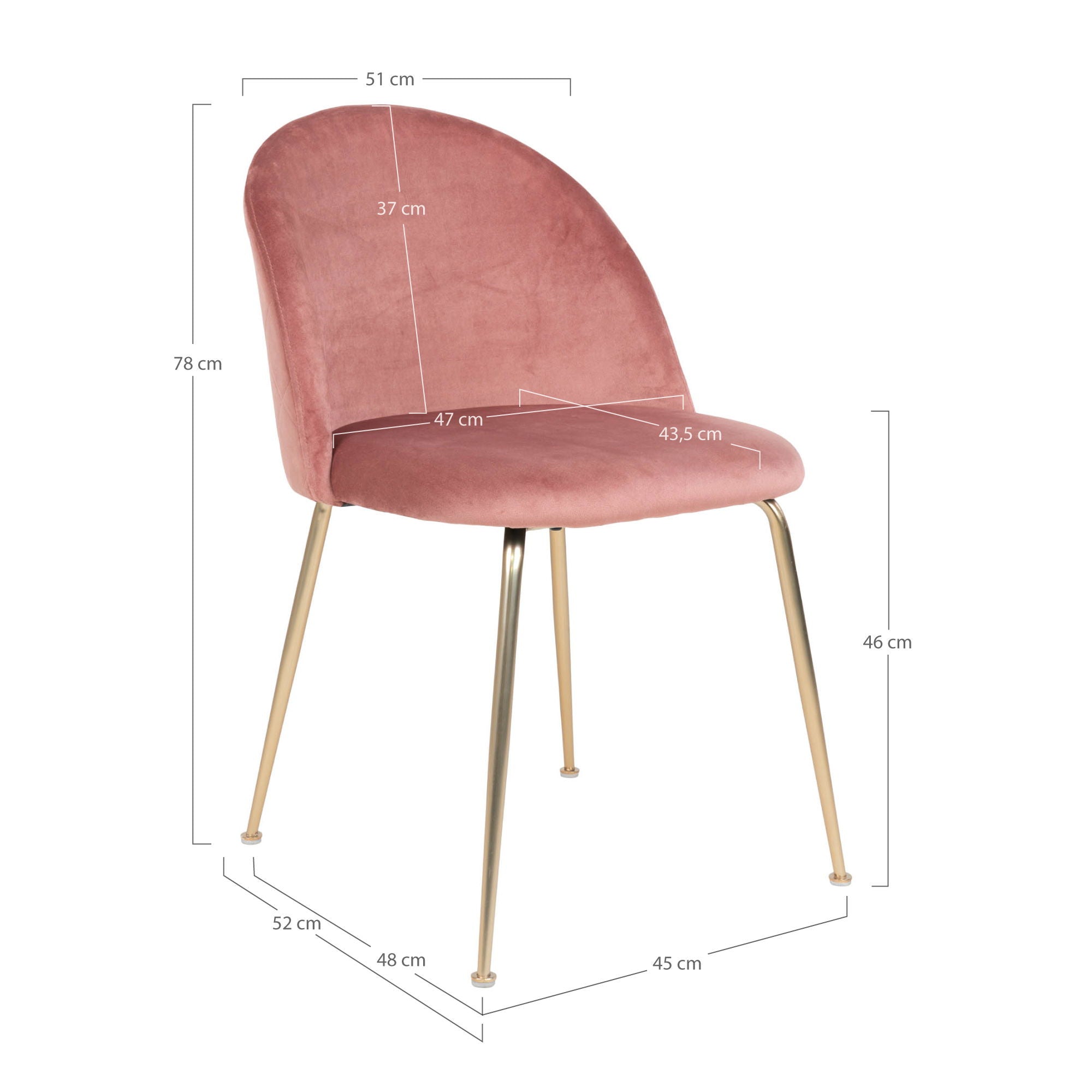 Geneve Dining Chair – Rose By House Nordic (Set of 2)