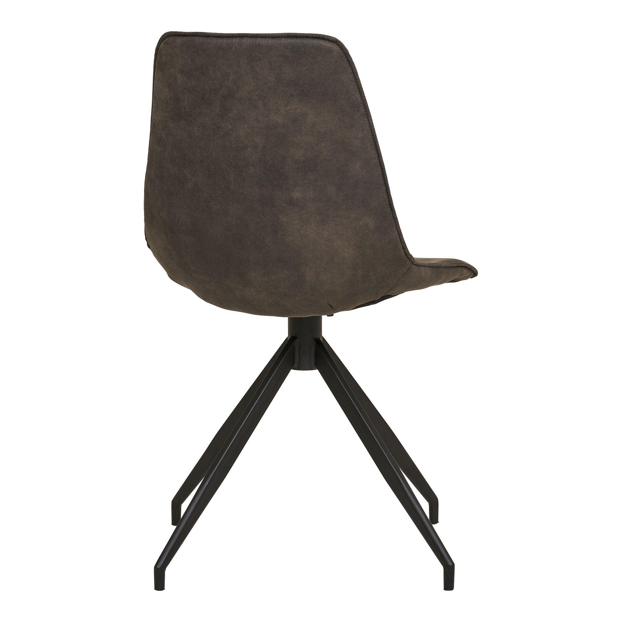 Monaco Swivel Dining Chair – Grey Microfiber By House Nordic (set of 2)