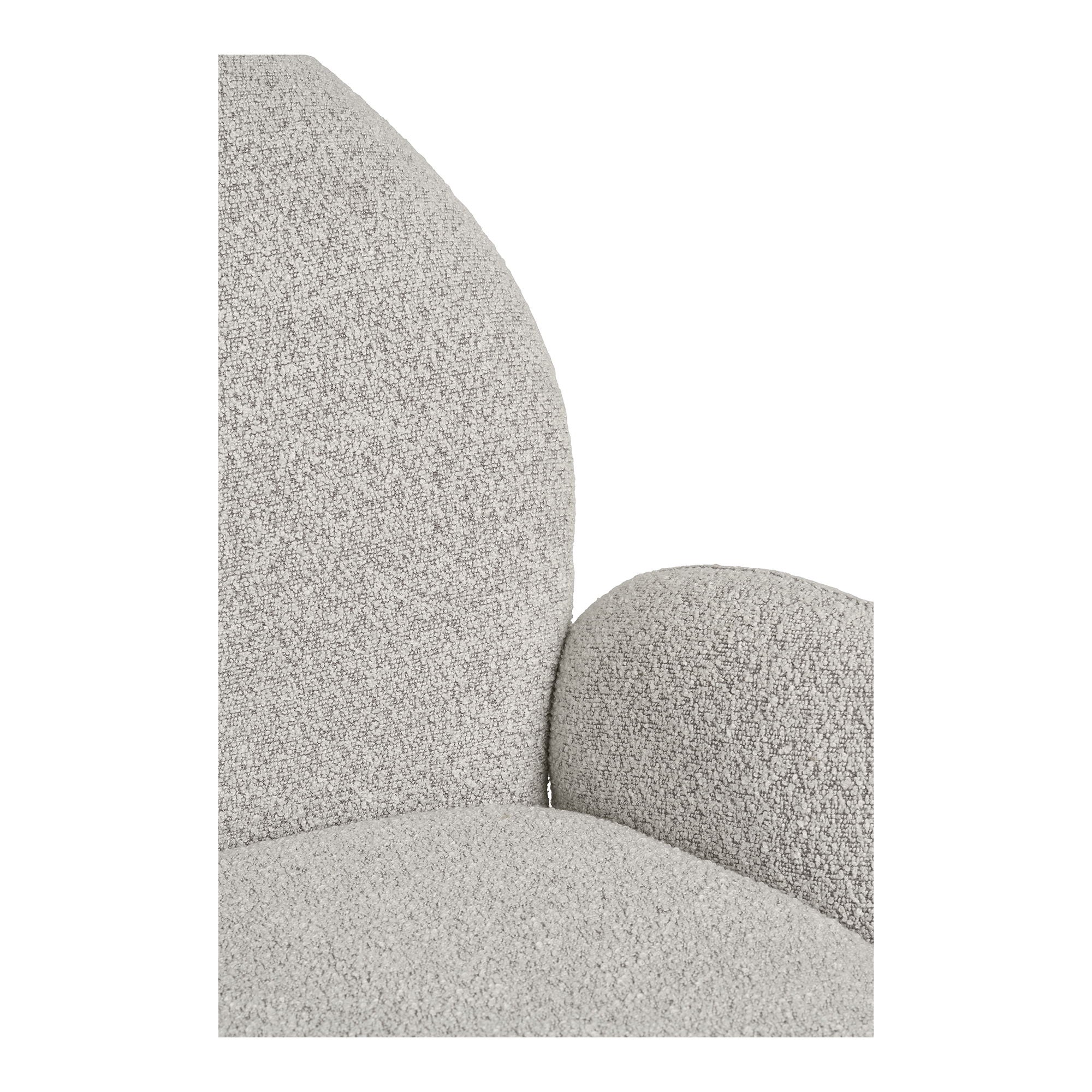 Lana Swivel Dining chair – Sand Bouclé By House Nordic