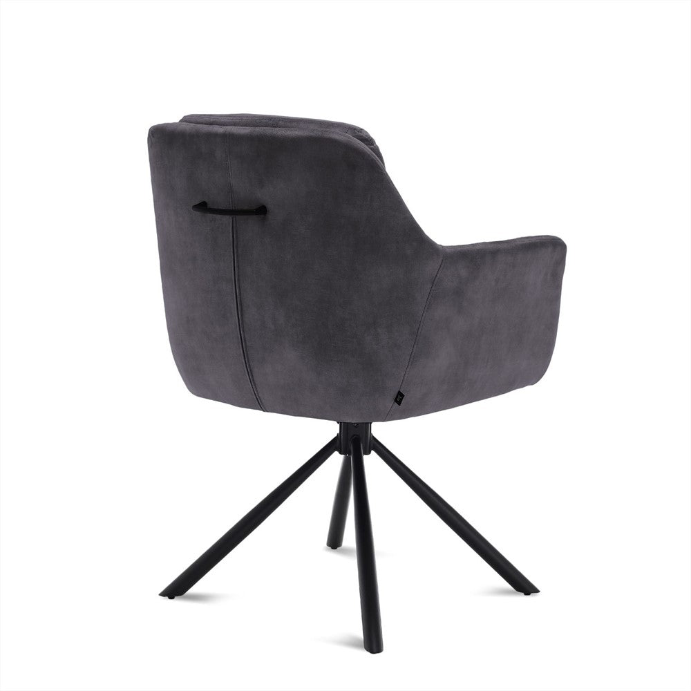 Talas dining chair in mango wood – front view