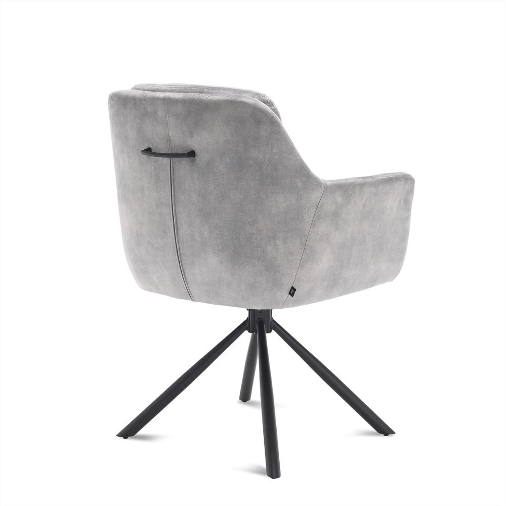 Talas dining chair in mango wood – front view
