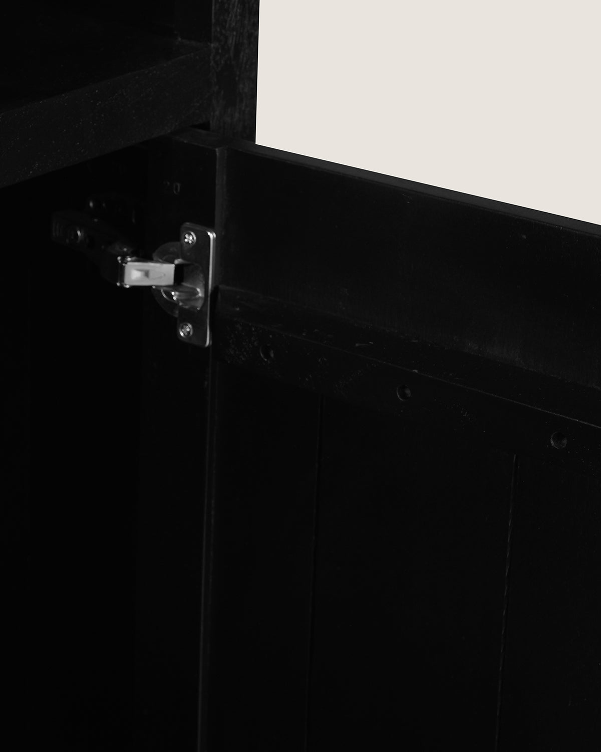 Hugo Bookshelf Black – 4 Shelves | 80 cm