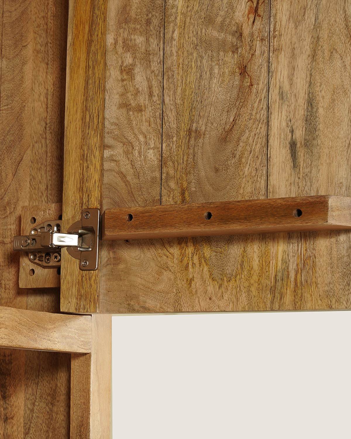 Boekenkast Hugo Natural - 2 vakken 4 deuren | 80 cm