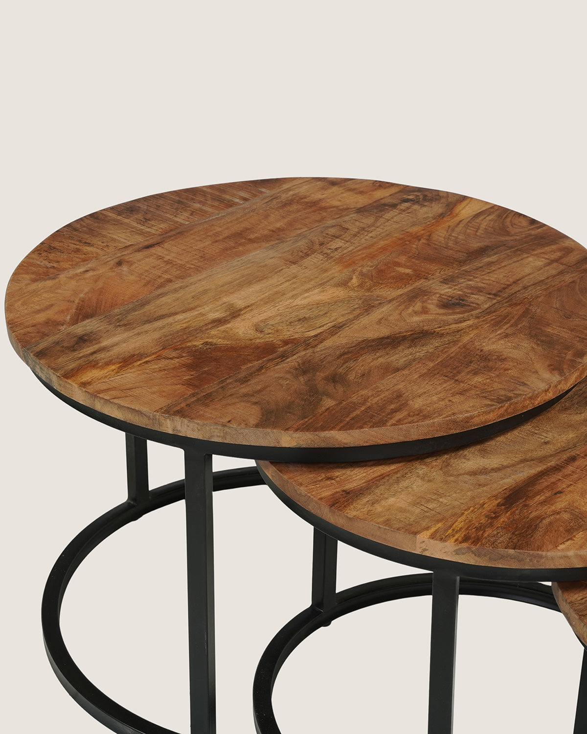 Salontafel Monica Rustic - Round | Set van 3