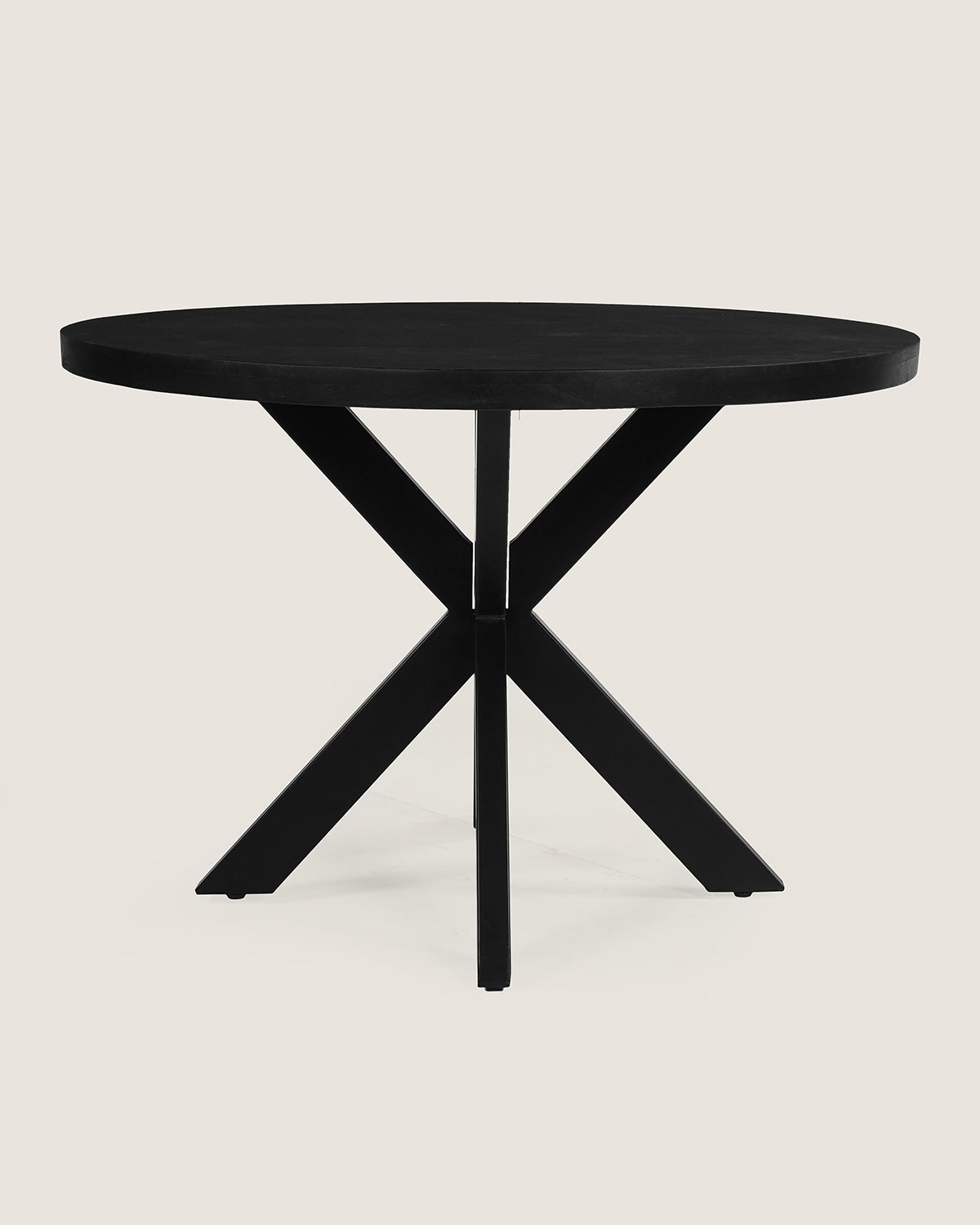 Eettafel Luca Black - Round | 100 cm