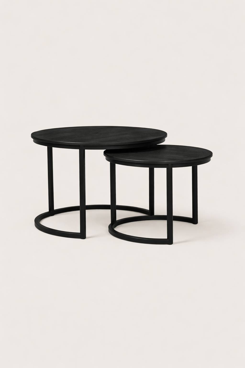 Salontafel Silas Zwart - Rond