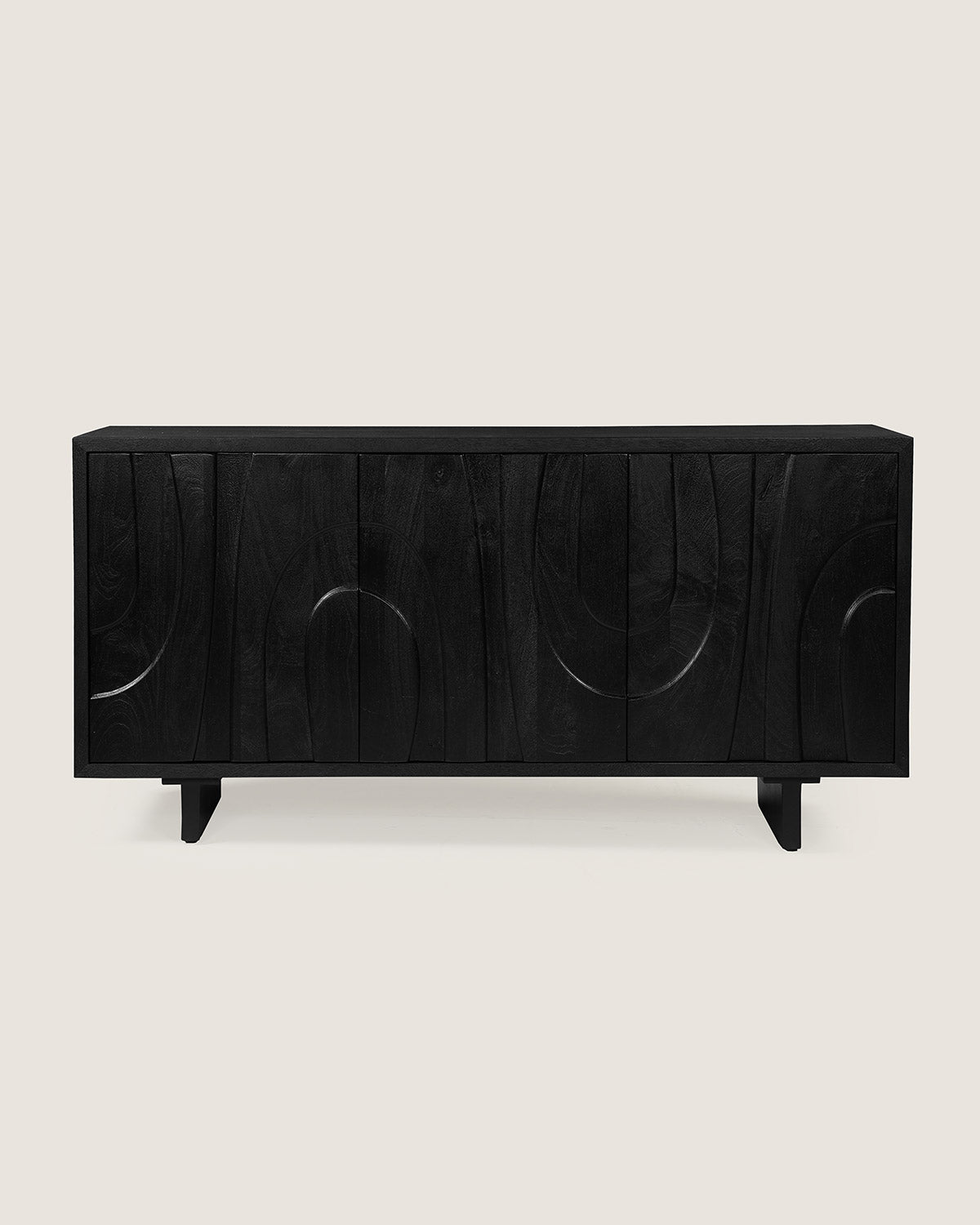 Dressoir Maya Black - 3 Deurs | 160 cm