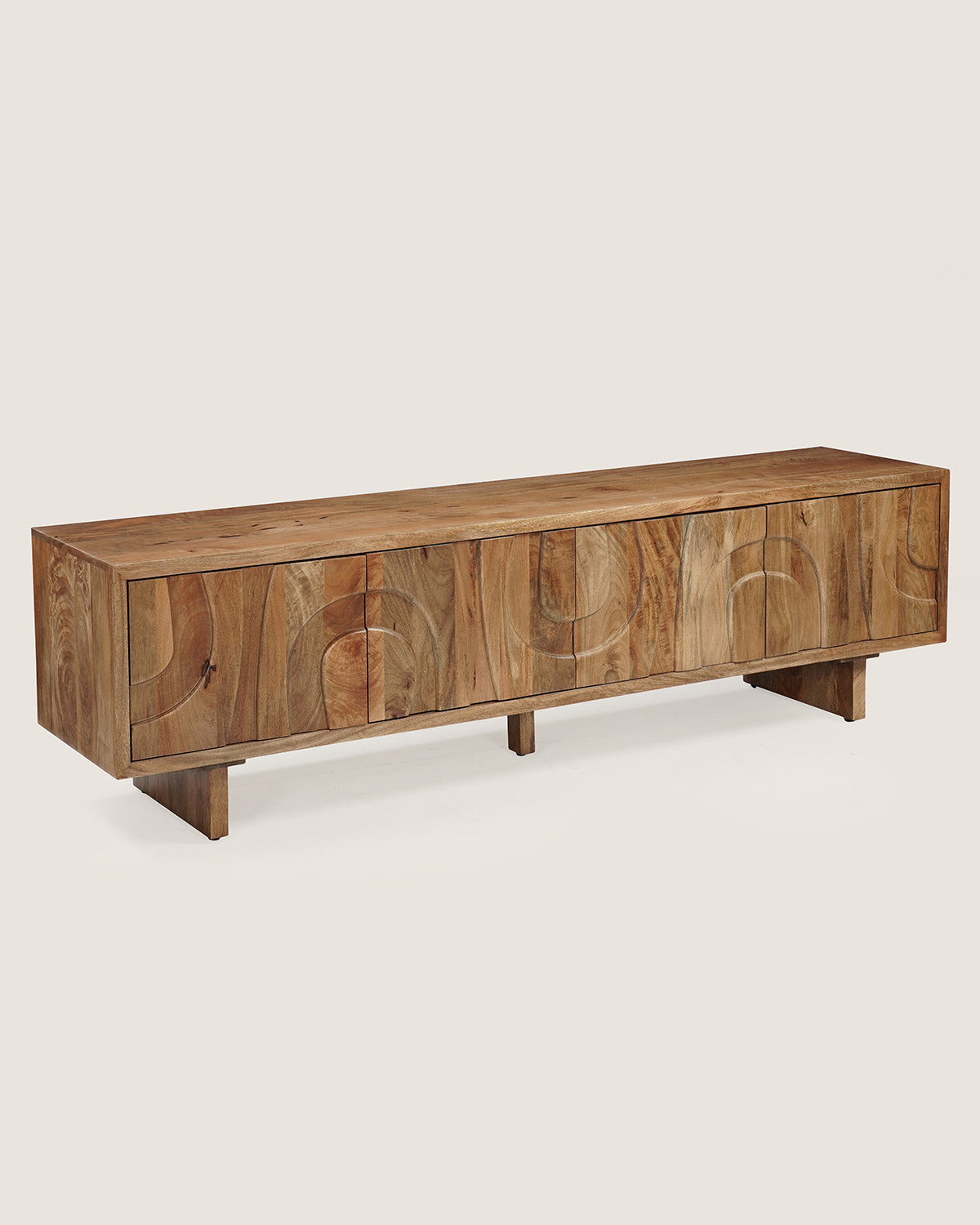 TV meubel Maya Brown - 4 Deurs | 200 cm