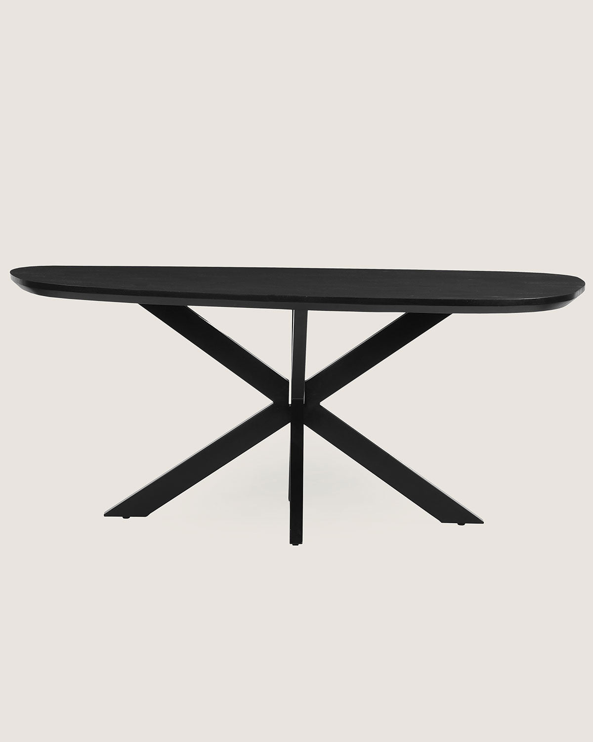 Eettafel Theo Black with Matrix Leg - Organic | 180 cm
