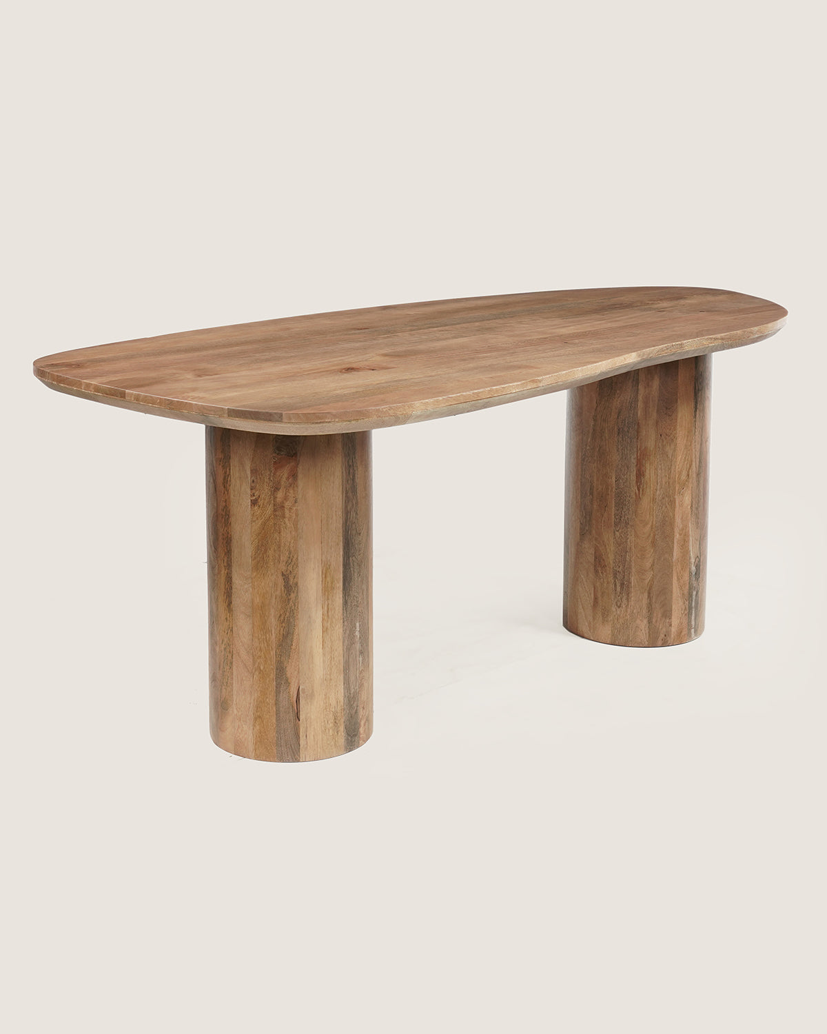 Eettafel Aurora Brown with Column Legs - Organic | 240 cm