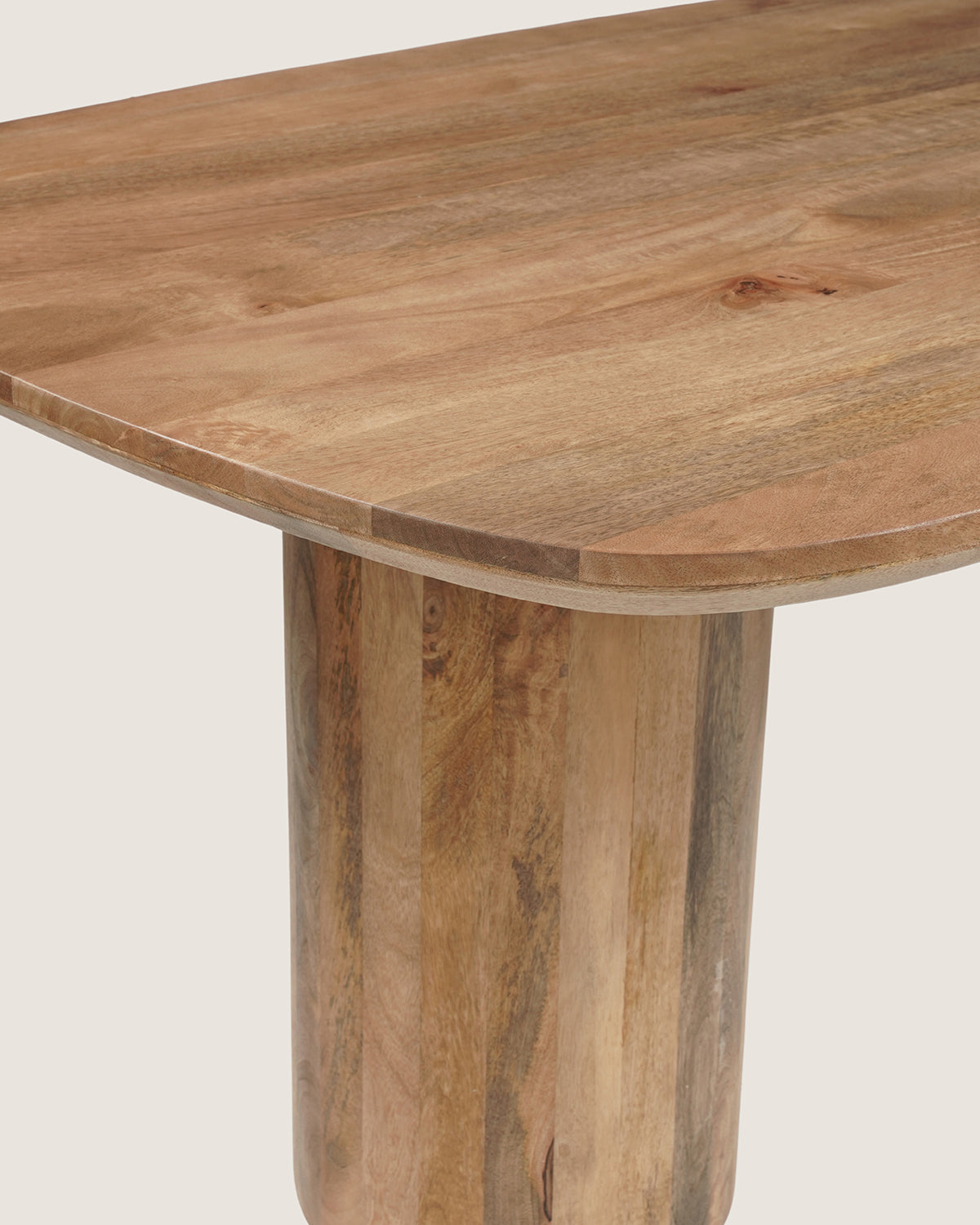 Eettafel Aurora Brown with Column Legs - Organic | 240 cm
