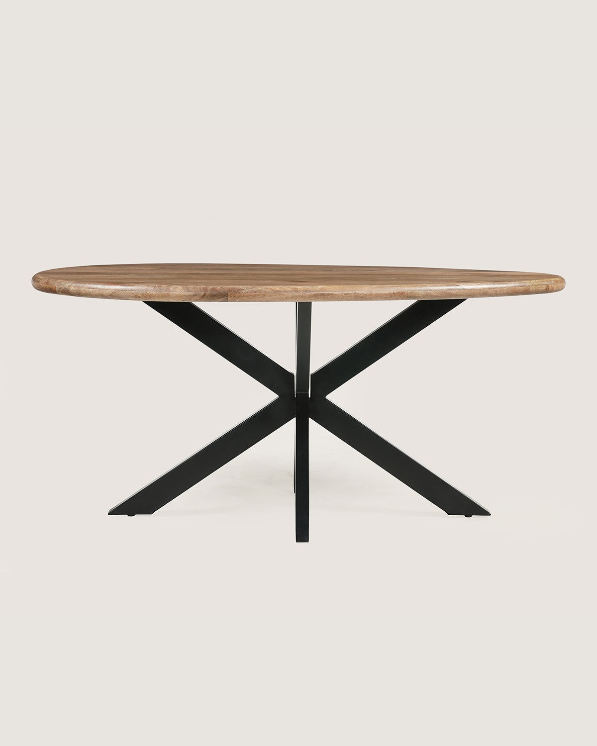 Eettafel Lily Brown with Matrix Leg - Organic | 160 cm
