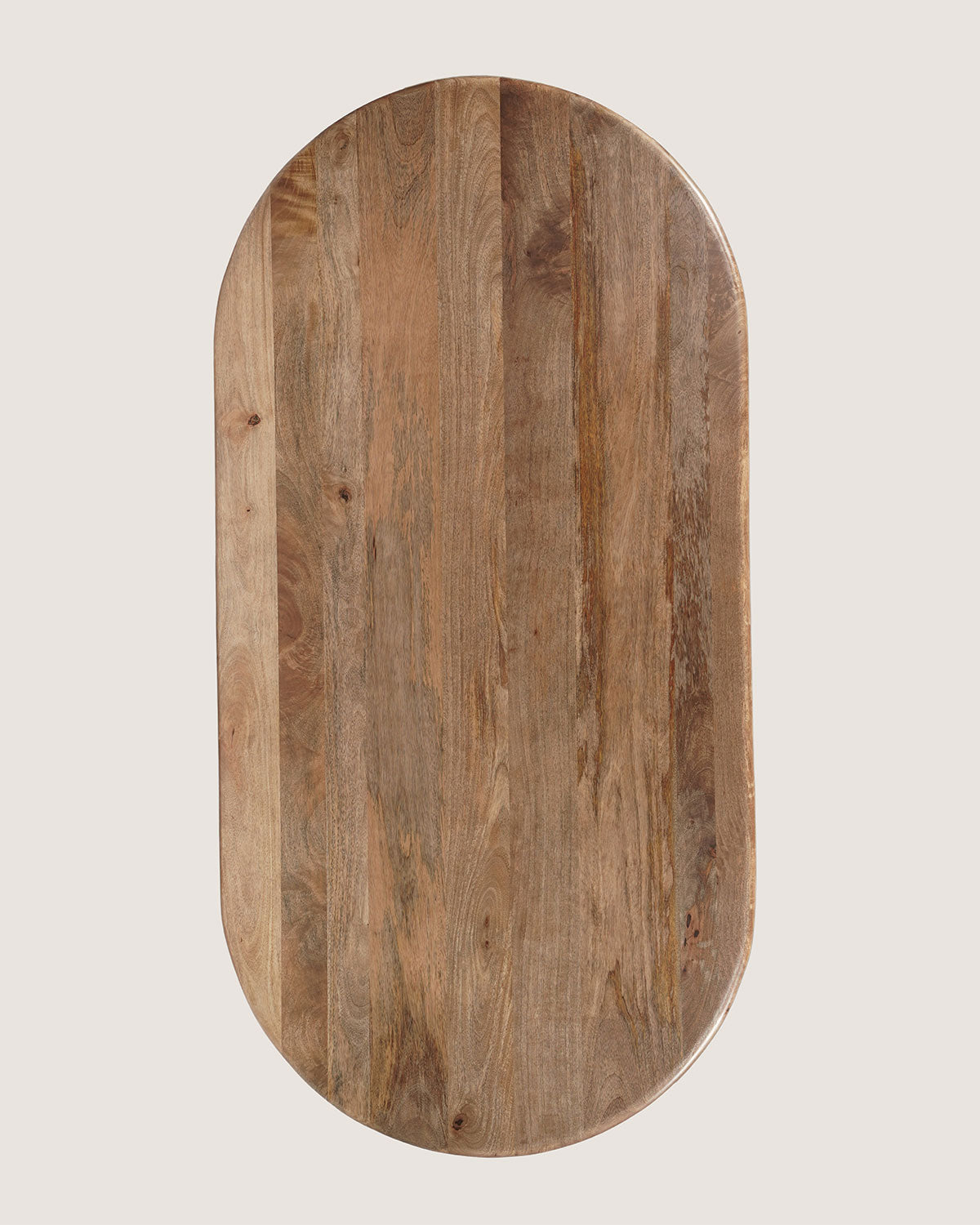 Eettafel Leah Brown with Monolithic Leg - Oval, 200 cm