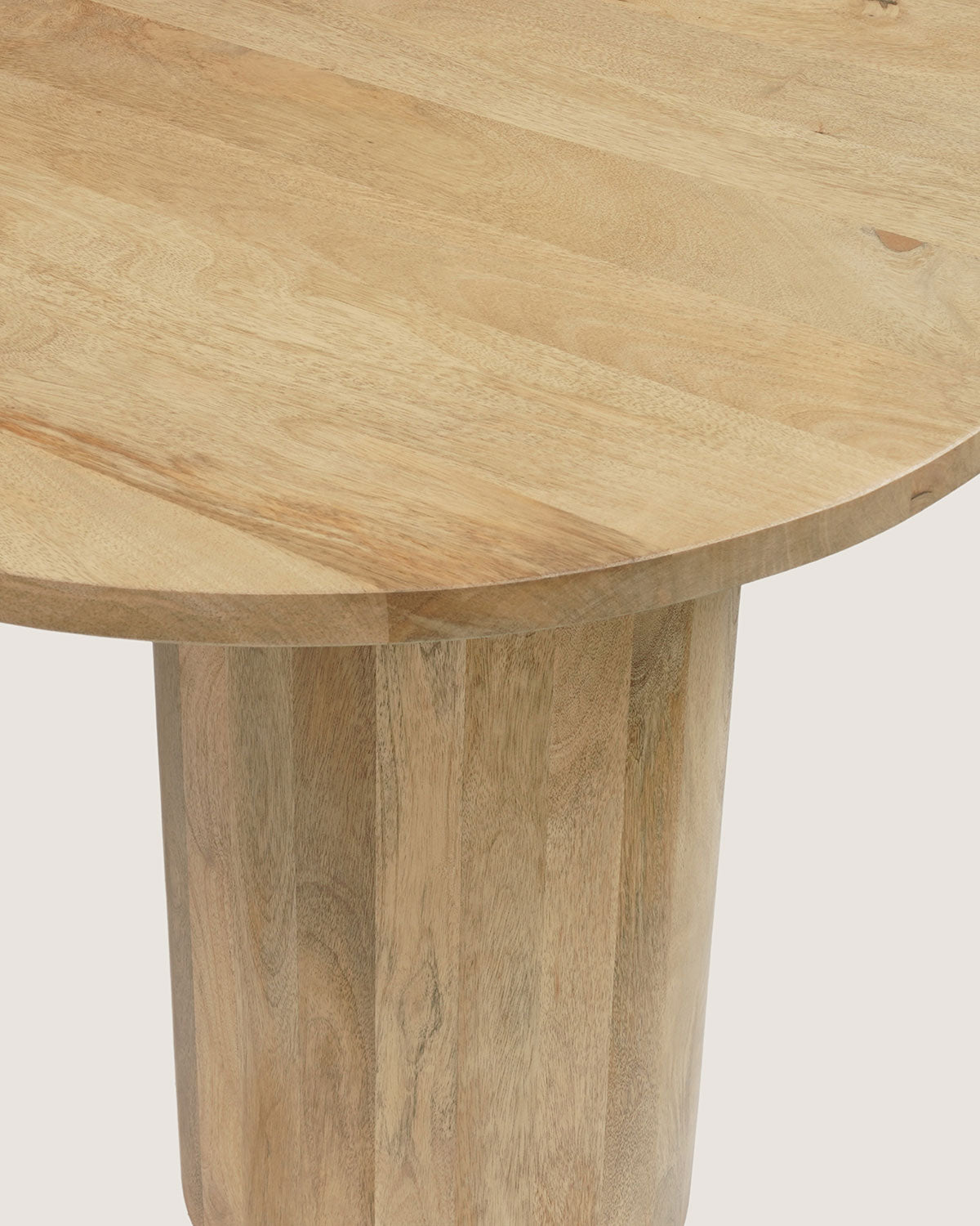 Eettafel Ella Natural with Column Legs - Organic | 200 cm