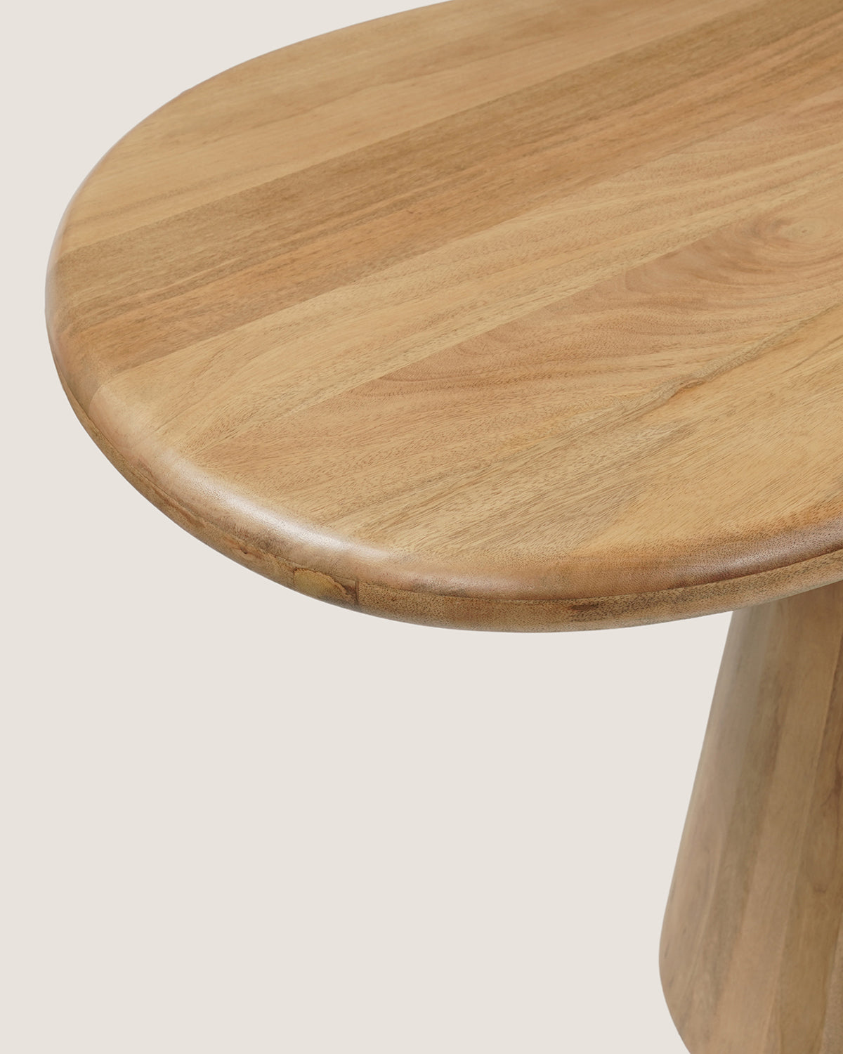 Eettafel Felix Natural with Monolithic Leg - Organic | 180 cm