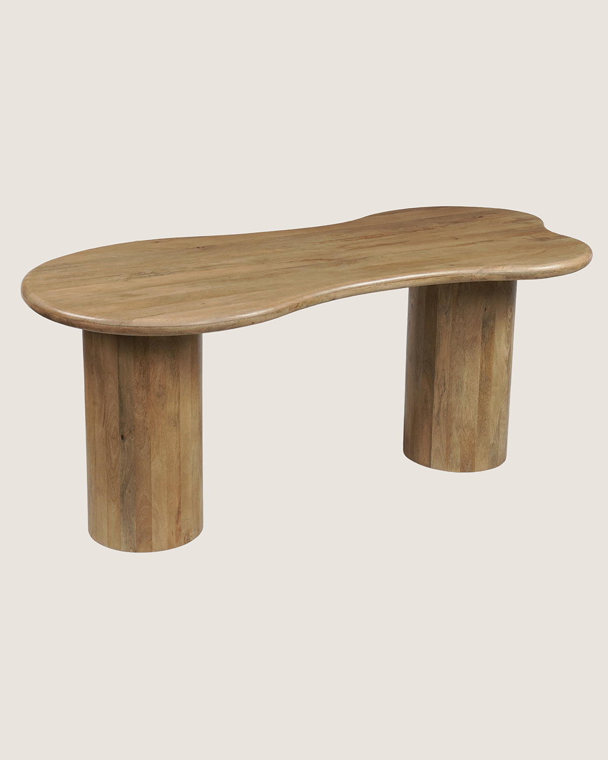 Eettafel Leo Natural with Column Leg- Organic | 200 cm