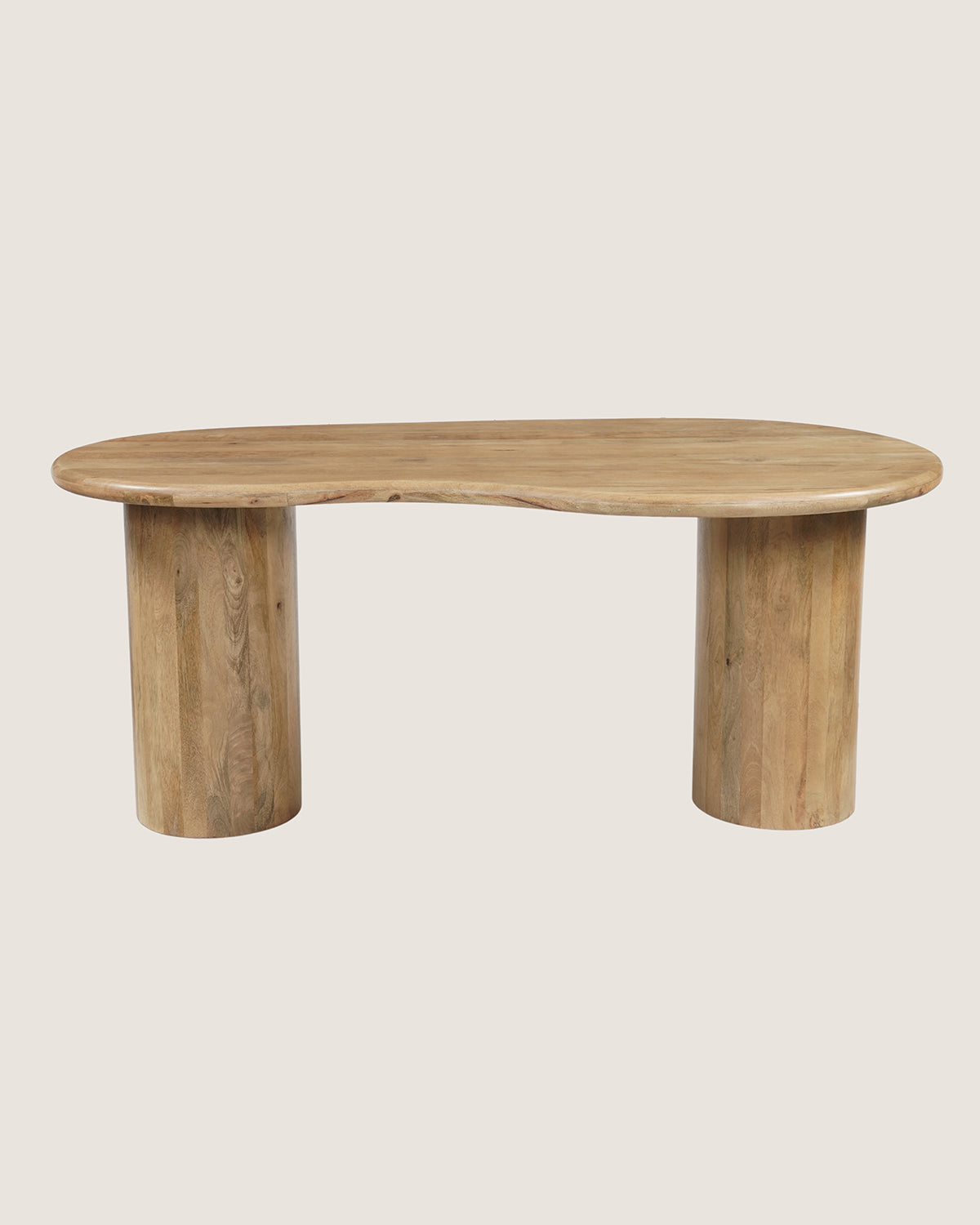 Eettafel Simon Natural with Column Leg - Organic | 220 cm
