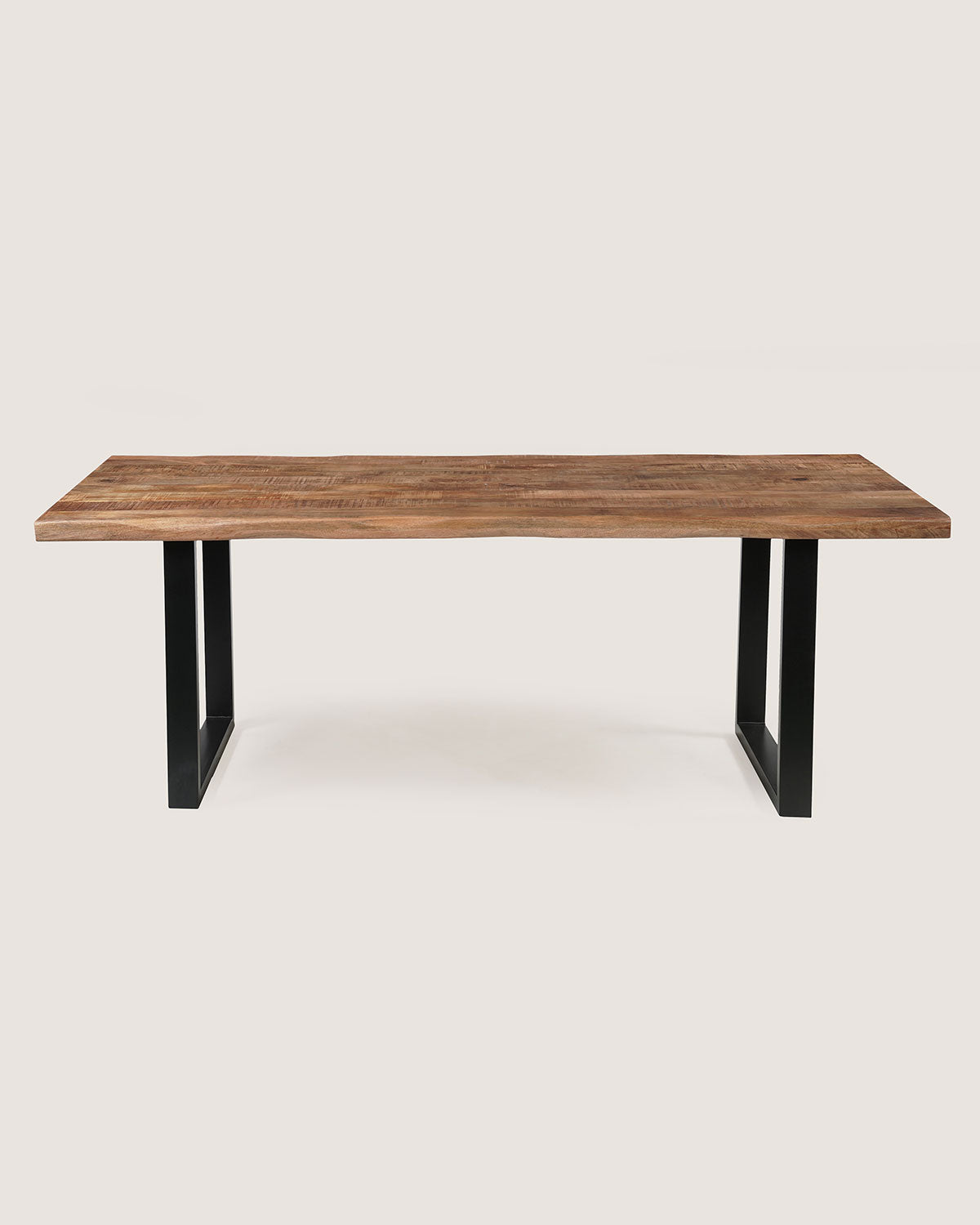 Eettafel Zoe Rustic with U Leg - Live Edge | 160 cm
