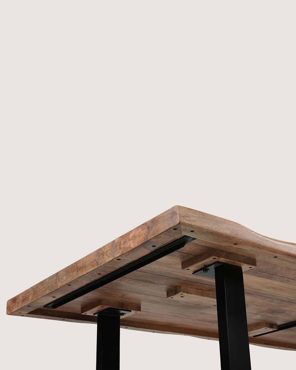 Eettafel Zoe Rustic with U Leg - Live Edge | 160 cm