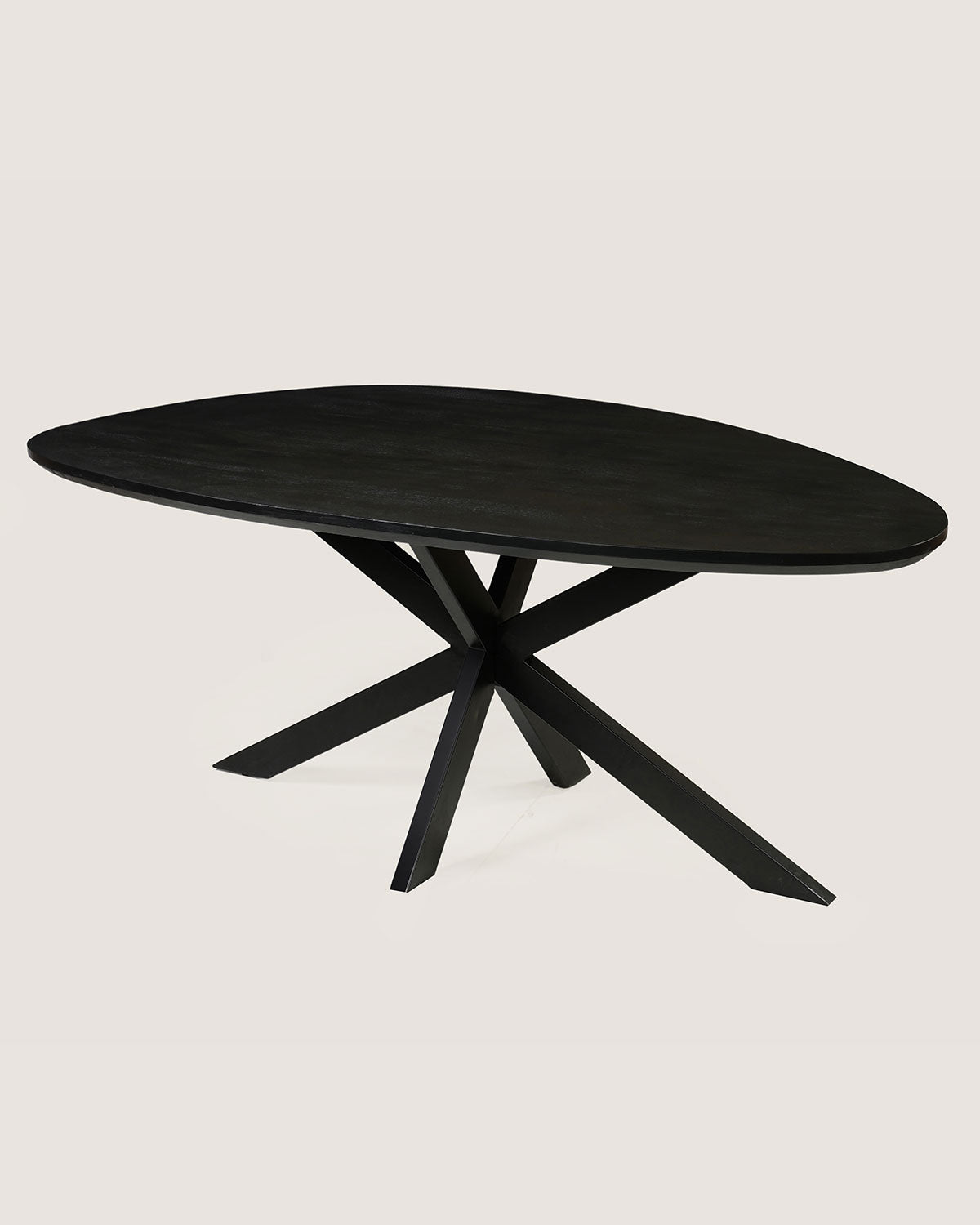 Eettafel Vera Black with Matrix Leg - Organic | 160 cm