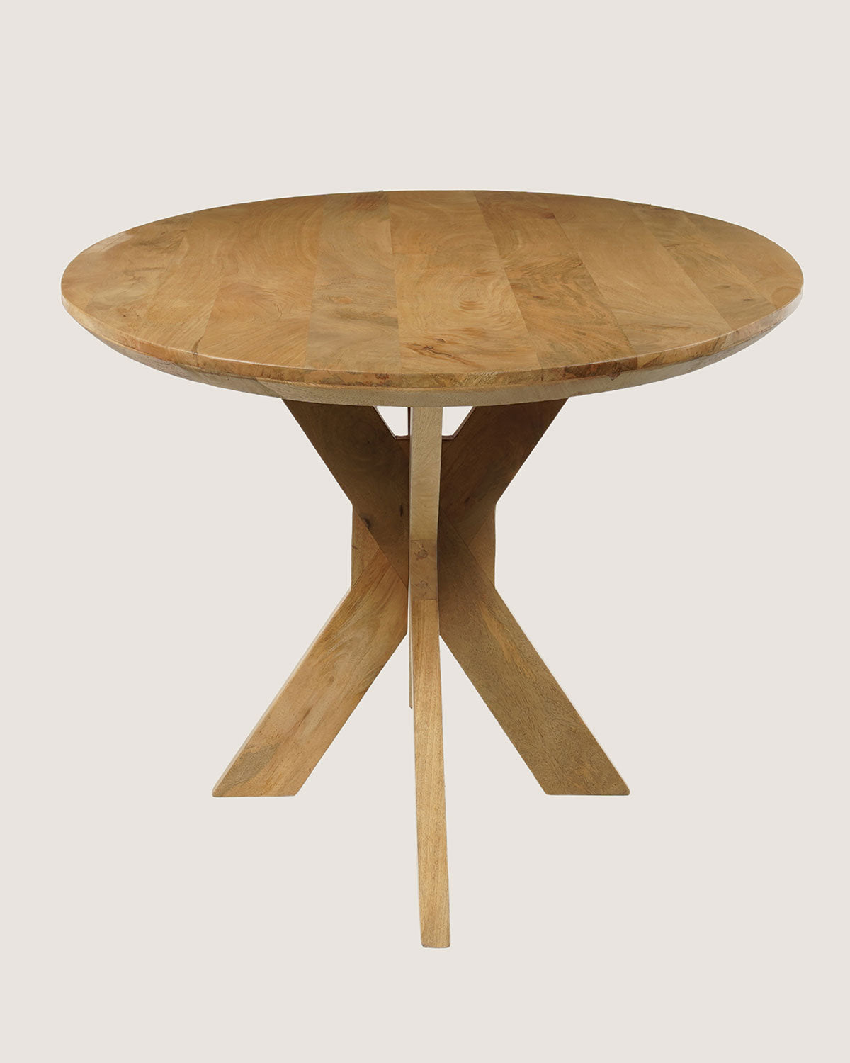 Eettafel Lotte Natural with Wooden Matrix Leg - Oval | 140 cm