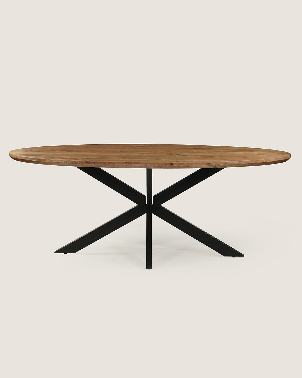 Eettafel Lotte Brown with Matrix Leg - Oval | 140 cm
