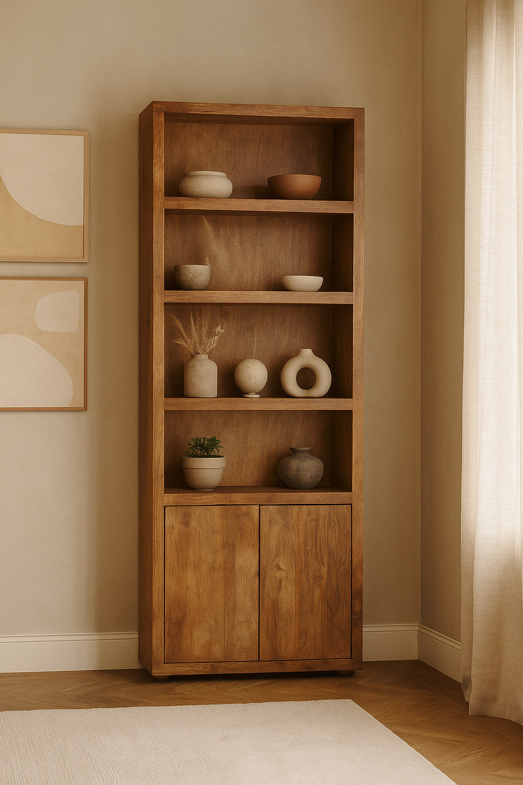 Boekenkast Hugo Brown - 4 vakken | 80 cm