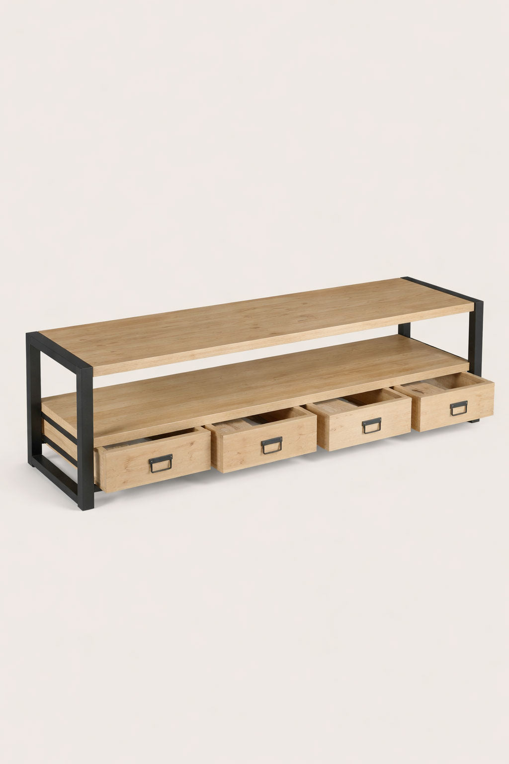 Rio TV Cabinet Natural – 4 Drawers | 180 cm