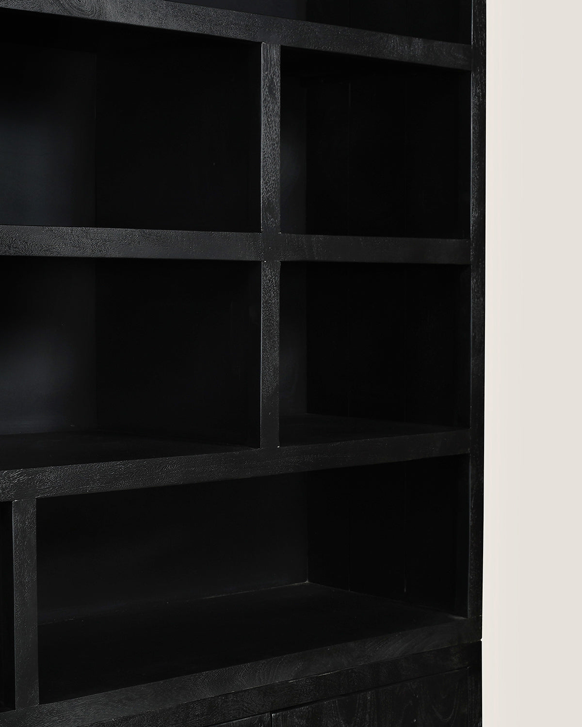 Vakkenkast Hugo Black | 150 cm