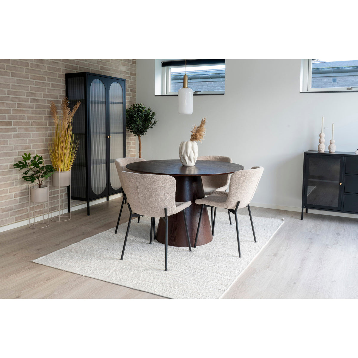 Maceda Dining Chair – Beige by House Nordic (Set of 2)