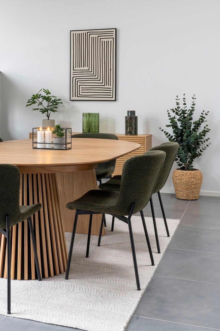 Maceda Dining Chair – Dark Green By House Nordic (Set of 2)