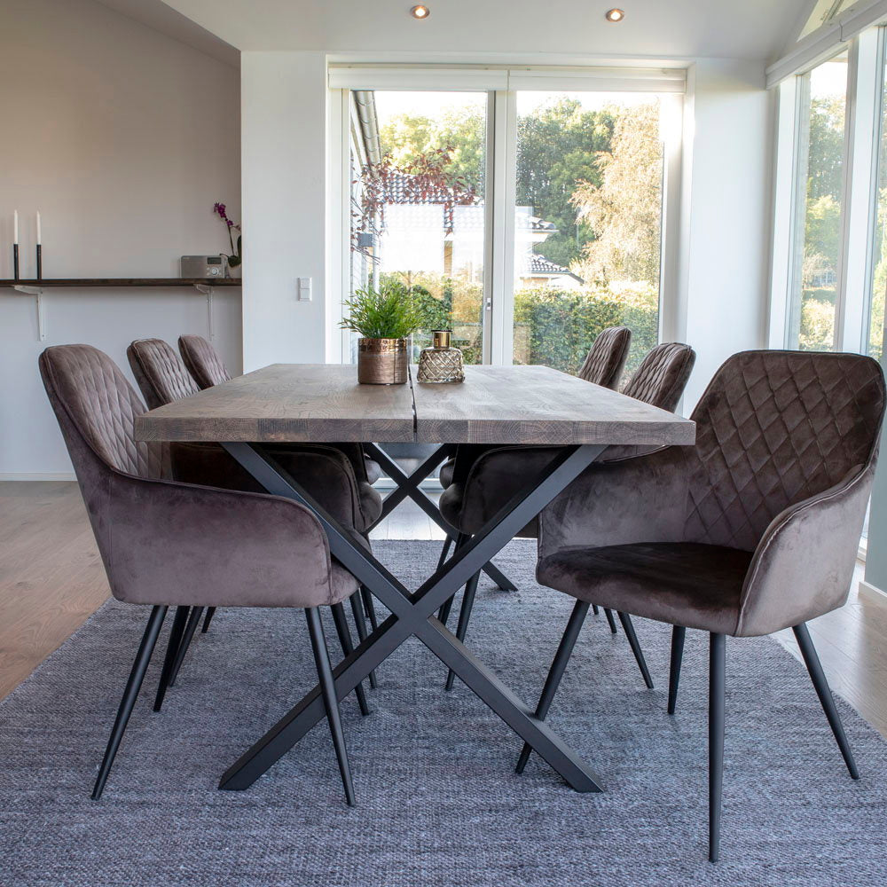Harbo Dining Chair – Mushroom by House Nordic (Set of 2)