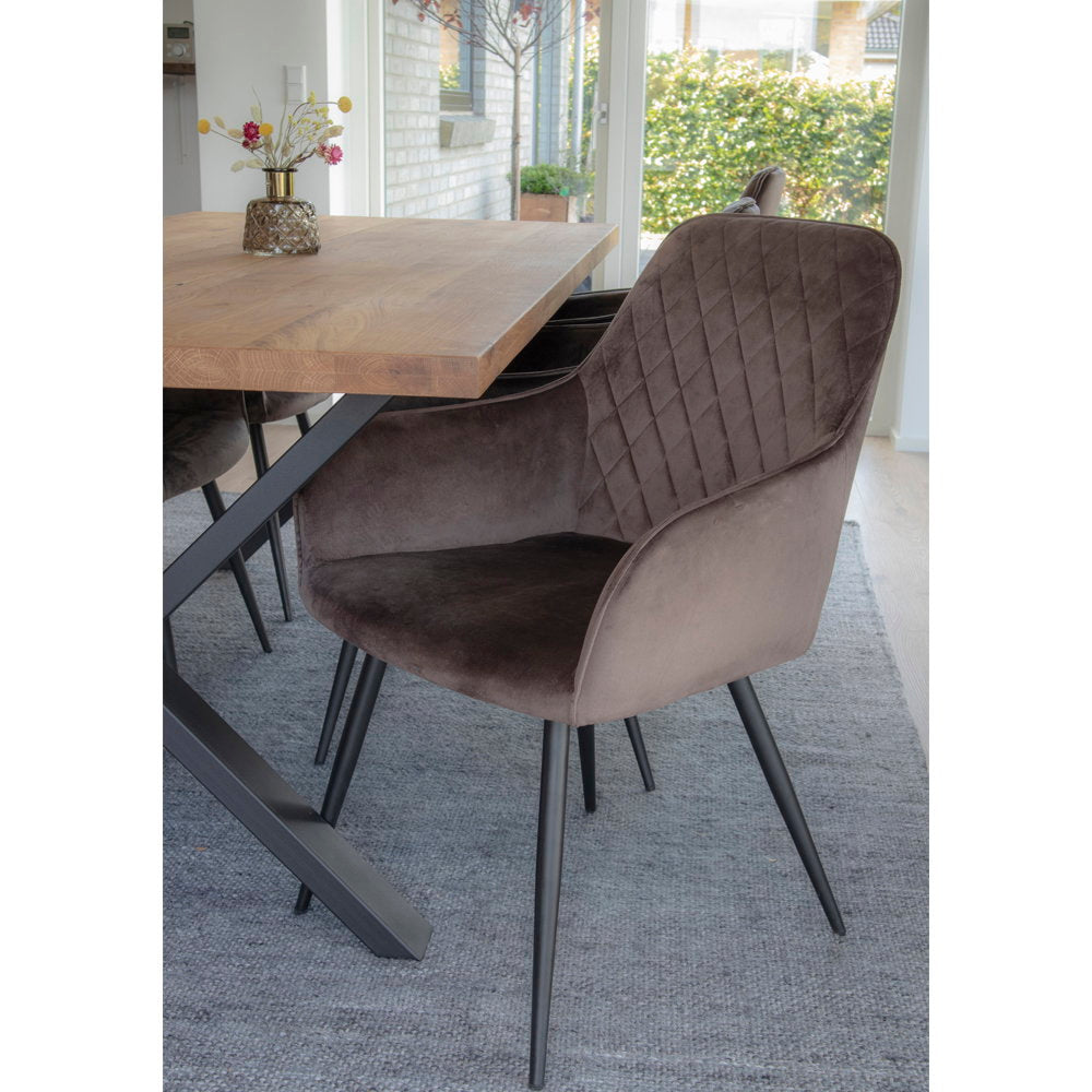 Harbo Dining Chair – Mushroom by House Nordic (Set of 2)
