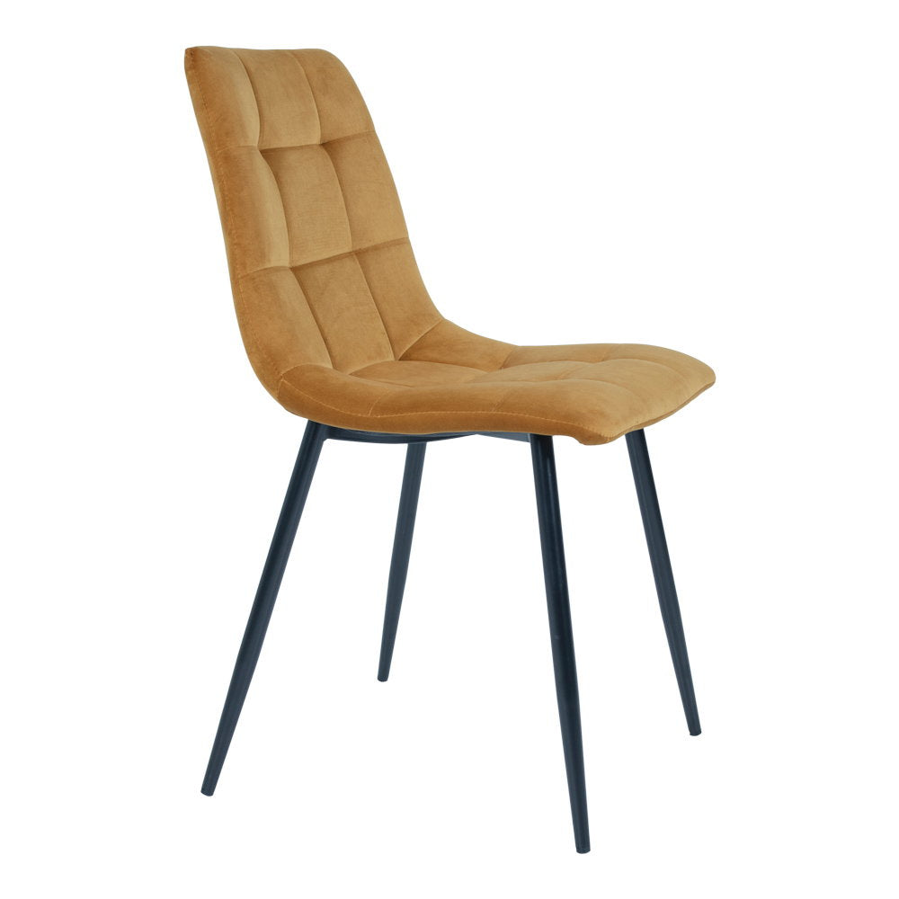 Middelfart Dining Chair – Mustard Yellow by House Nordic (Set of 2)