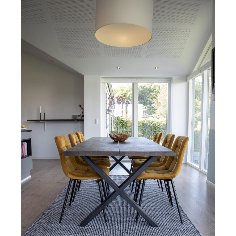 Middelfart Dining Chair – Mustard Yellow by House Nordic (Set of 2)