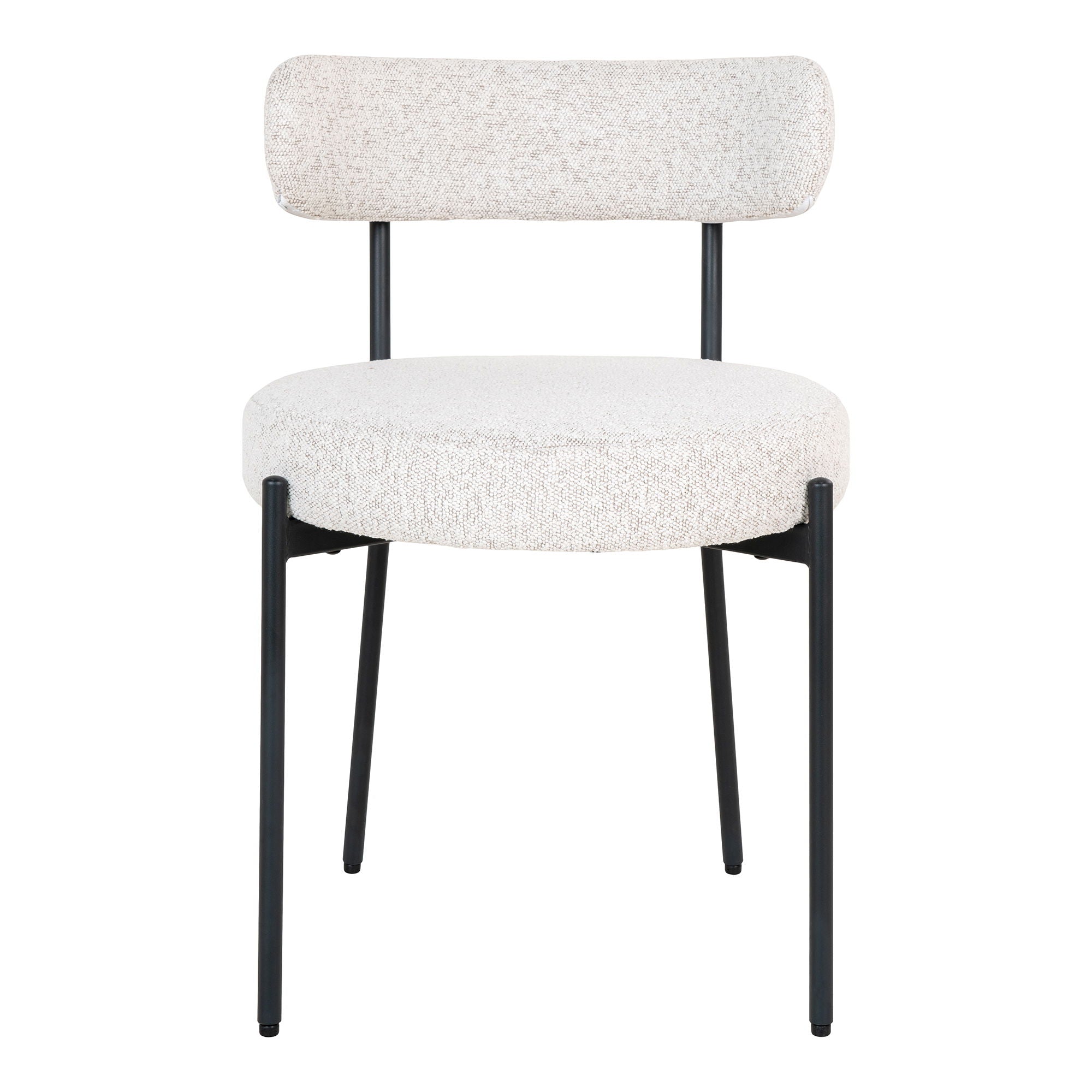 Badalona Dining Chair – White Bouclé By House Nordic (set of 2)