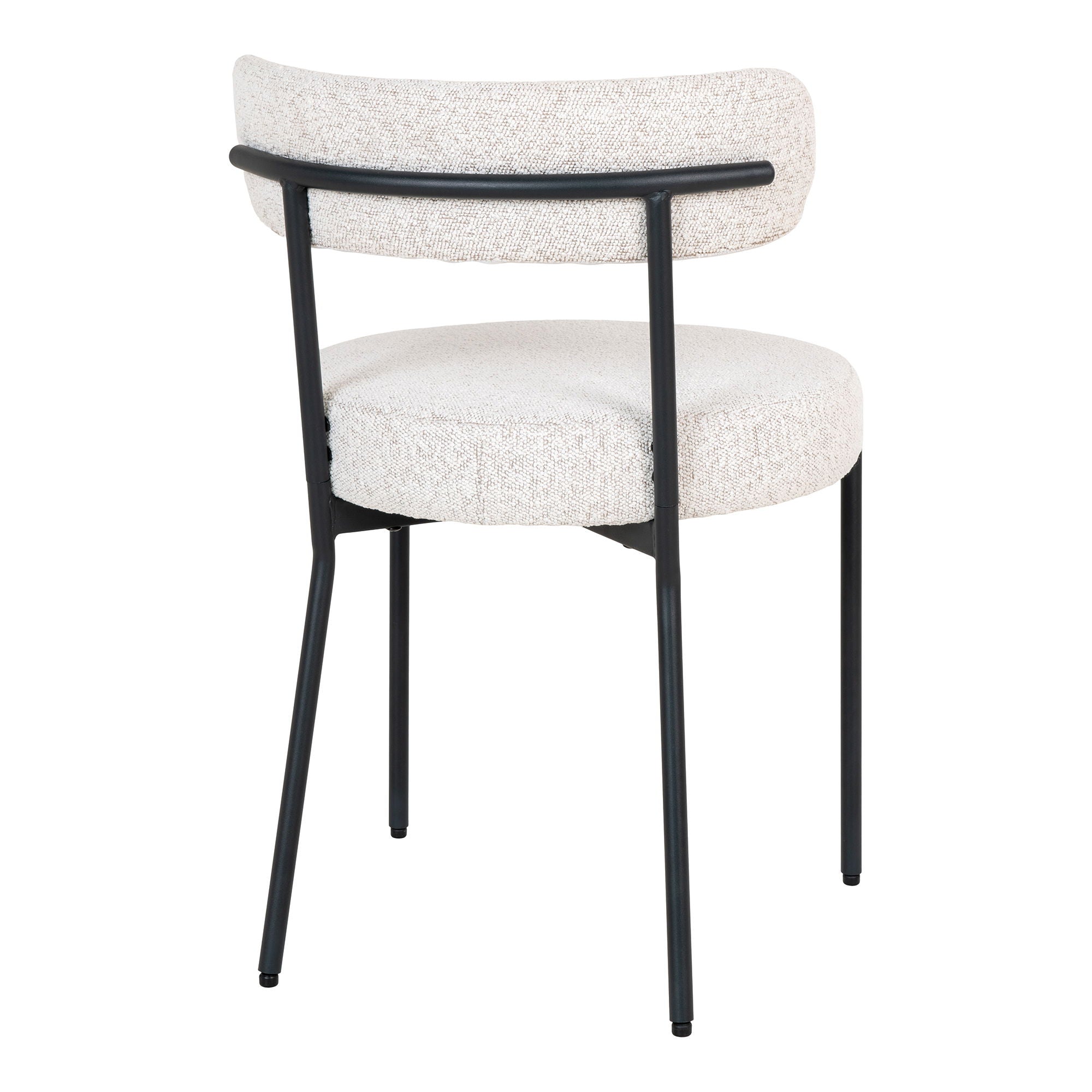 Badalona Dining Chair – White Bouclé By House Nordic (set of 2)