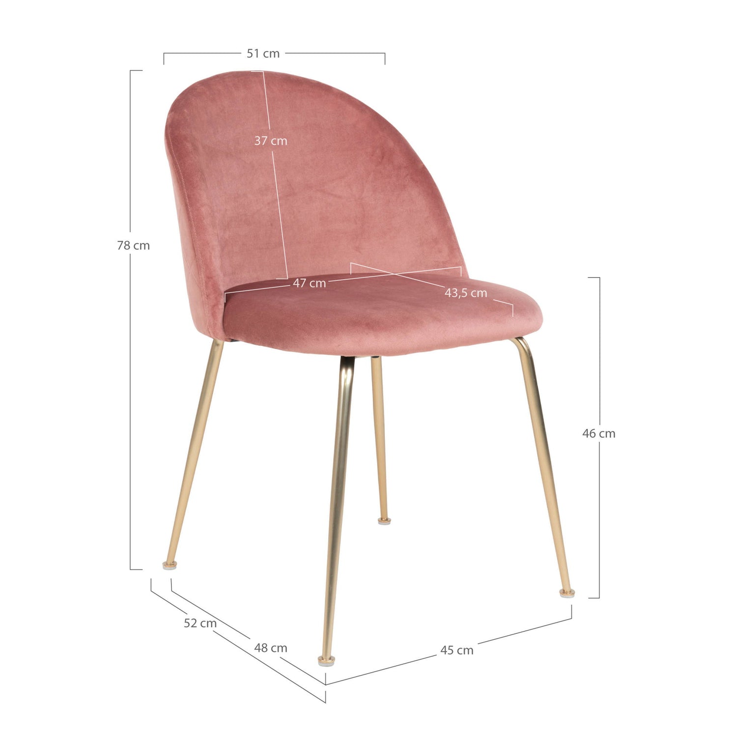 Geneve Dining Chair – Rose By House Nordic (Set of 2)