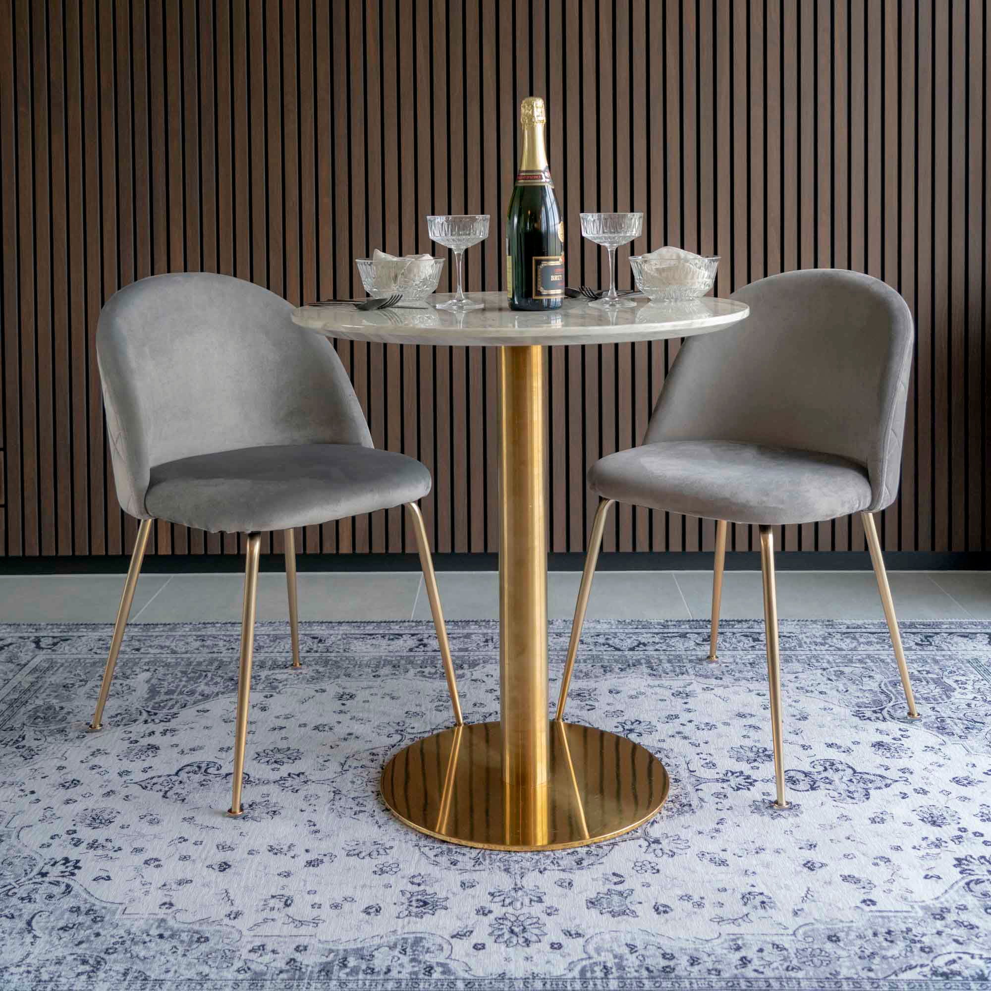 Geneve Dining Chair – Grey By House Nordic (Set of 2)