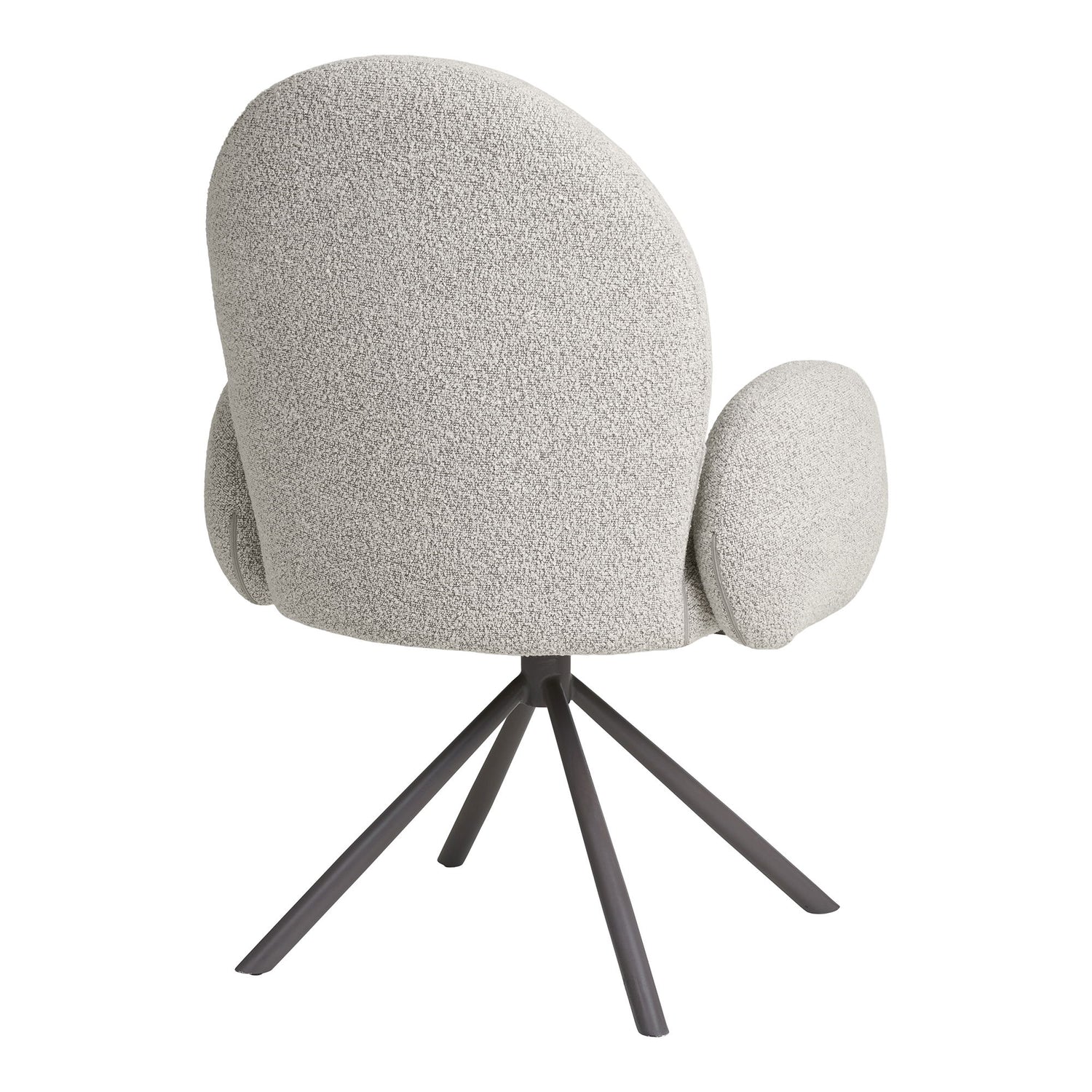 Lana Swivel Dining chair – Sand Bouclé By House Nordic