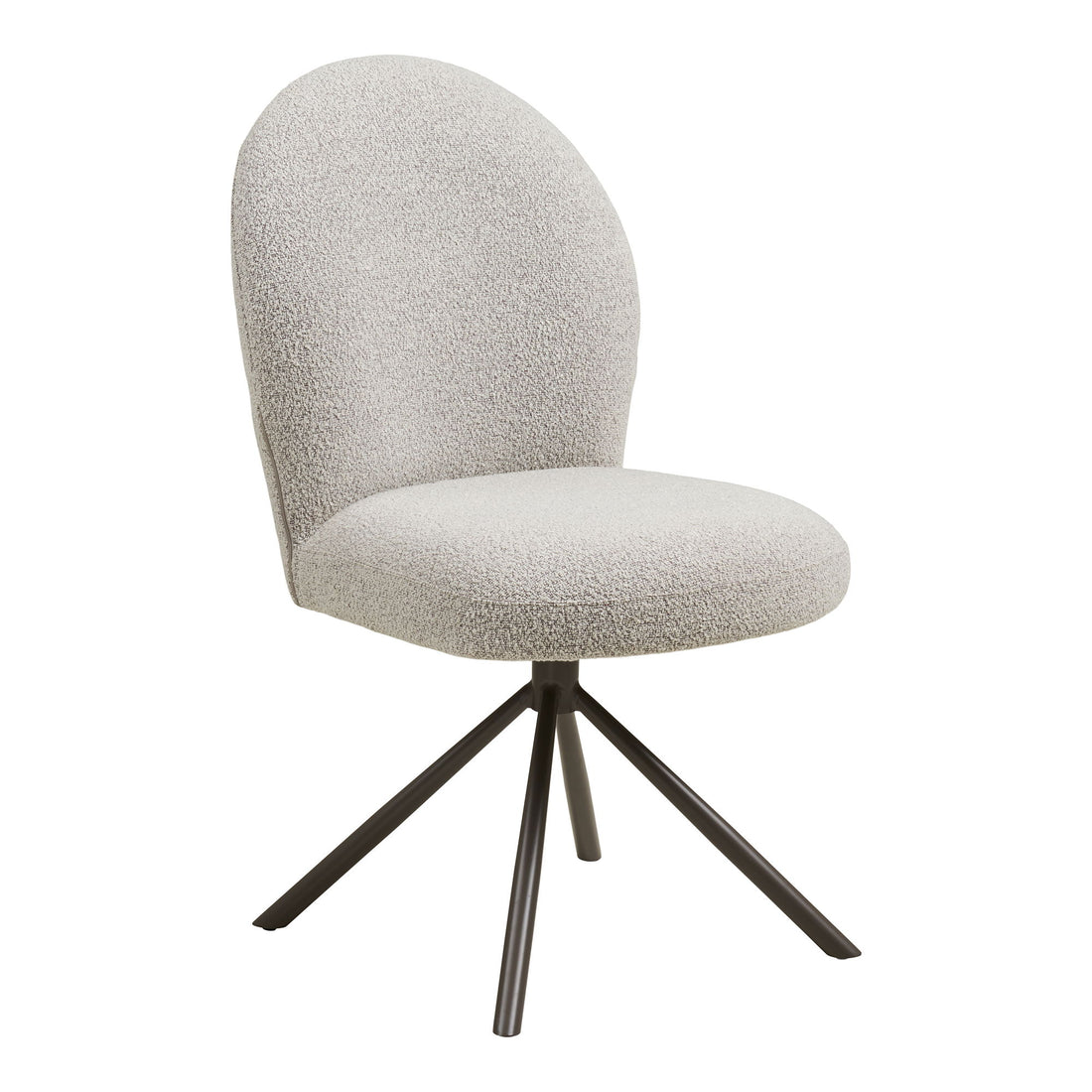 Lana Swivel Dining Chair – Sand Bouclé By House Nordic (Armless)