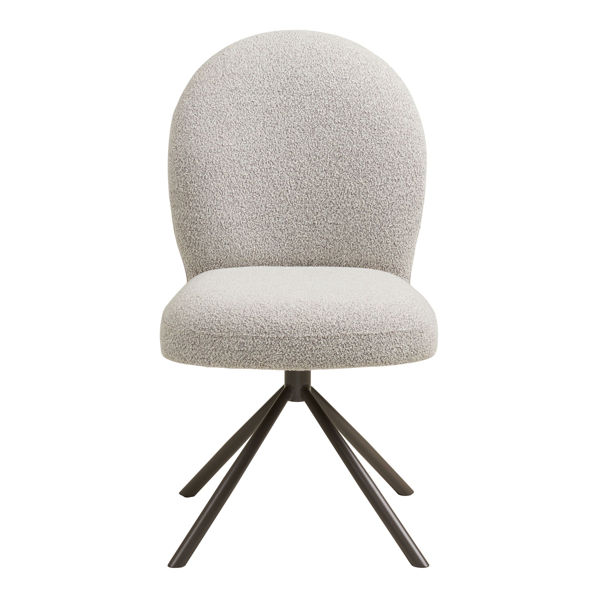 Lana Swivel Dining Chair – Sand Bouclé By House Nordic (Armless)