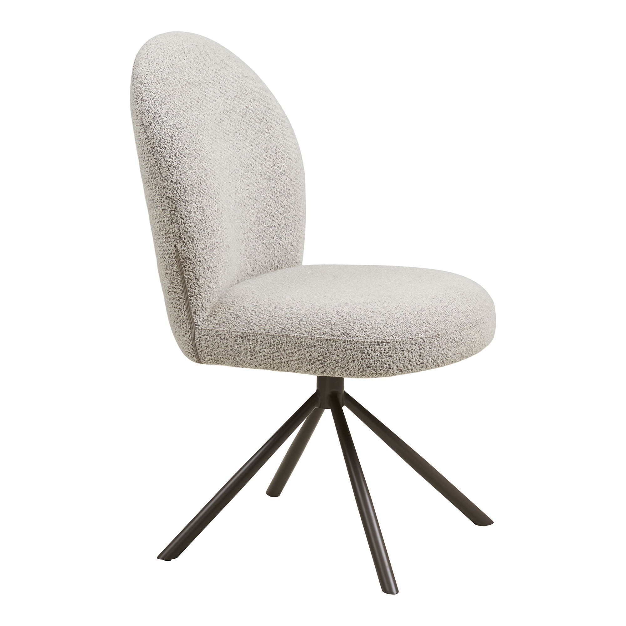 Lana Swivel Dining Chair – Sand Bouclé By House Nordic (Armless)