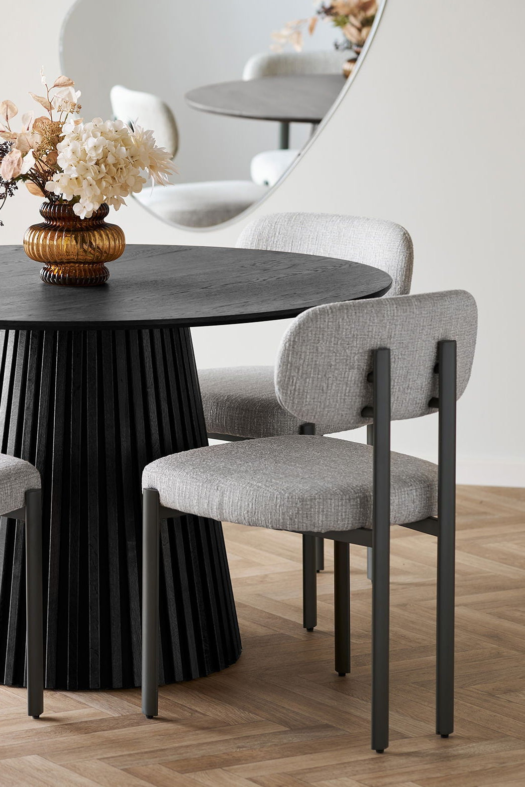 Royan Dining Chair – Light Grey By House Nordic (set of 2)