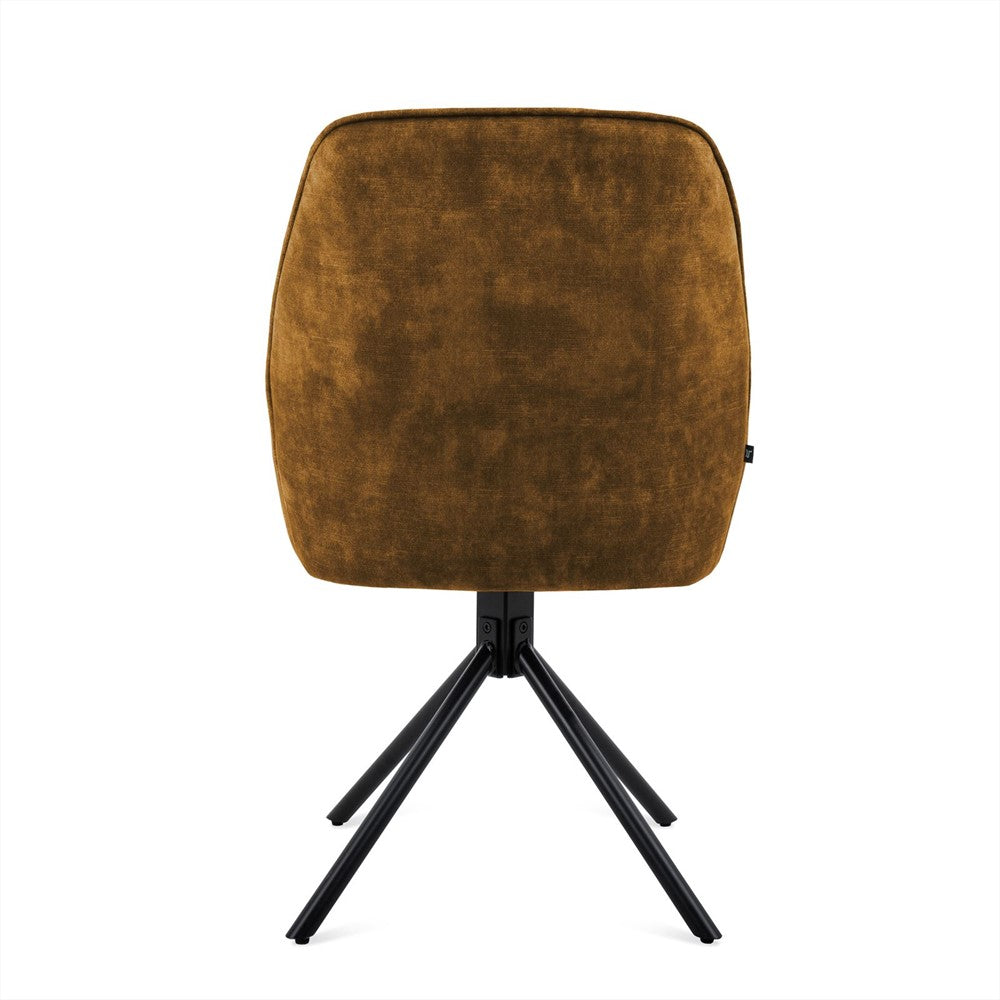 Noah dining chair in mango wood – front view