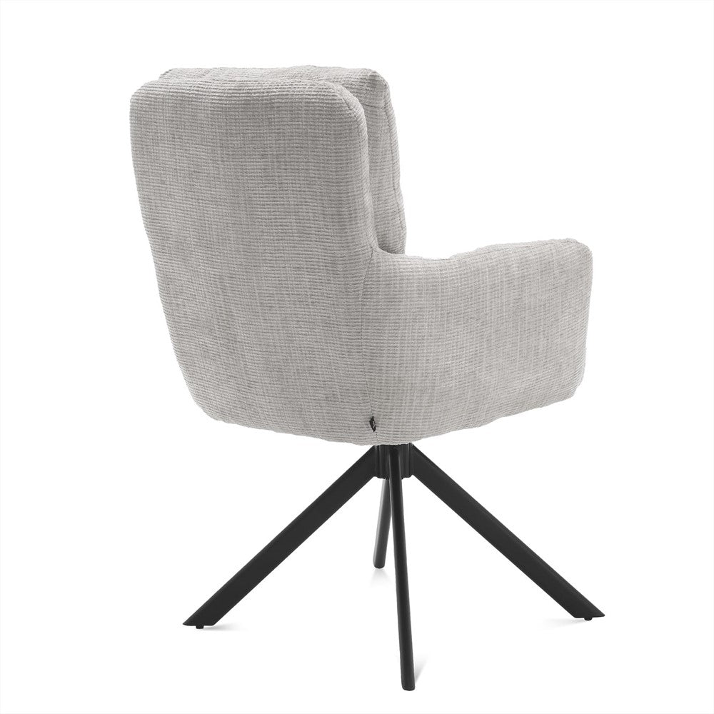 Nobel dining chair in mango wood – front view