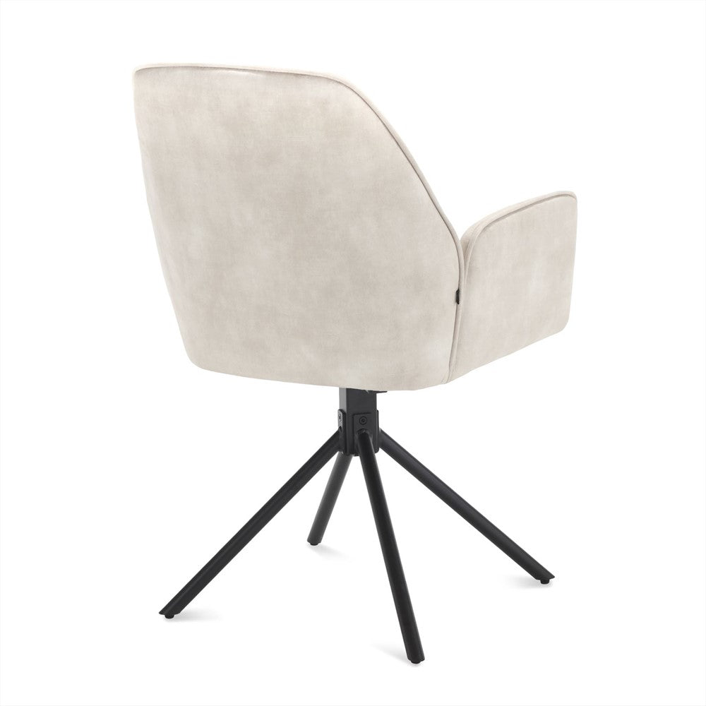 Noah dining chair in mango wood – front view