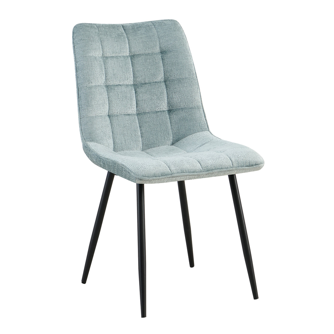 Lucille dining chair in mango wood – front three-quarter view